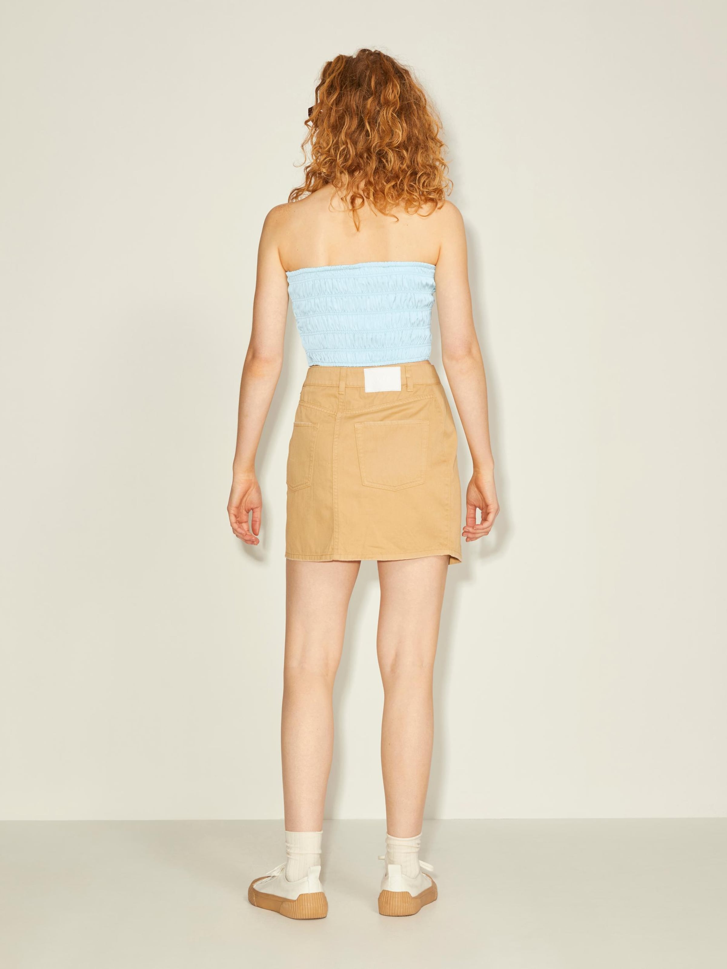 JJXX Crop Tops Top Magdalena Dames Lichtblauw