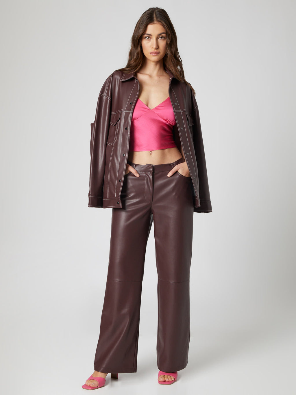  Crop Tops Top Rachel Dames Pink