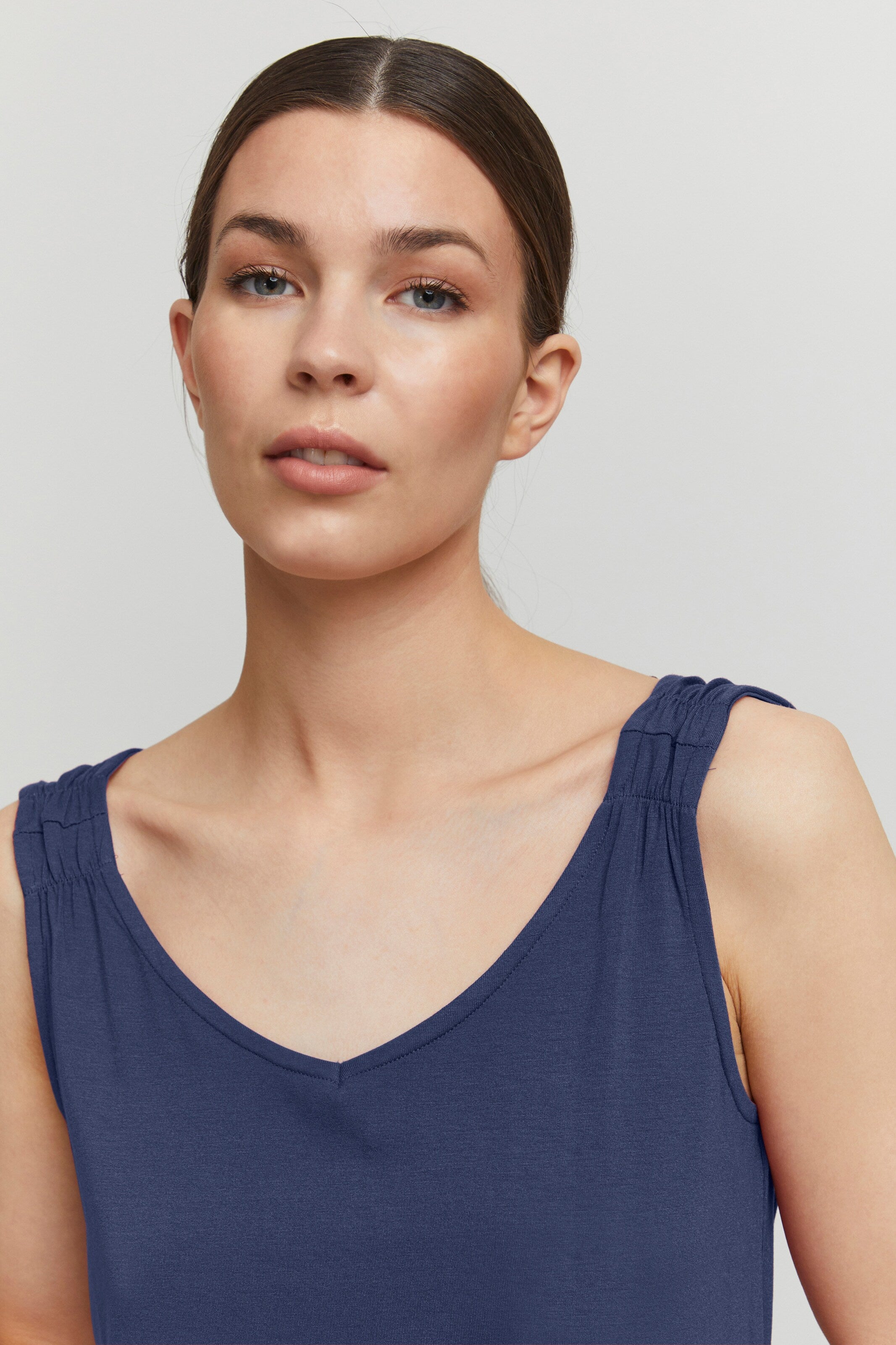 B.young Tanktops Top Dames Indigo