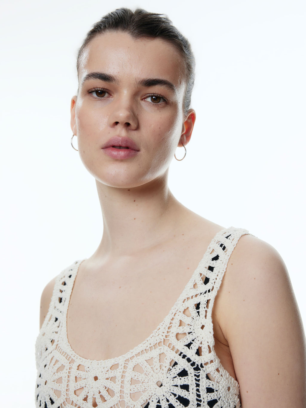EDITED Crop Tops Top Cosima Dames Beige