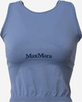 Max Mara Leisure Crop Tops Top GLASSA Dames Navy / Smoky Blue