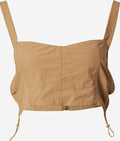 NASTY GAL Tanktops Top Dames Stone Grey