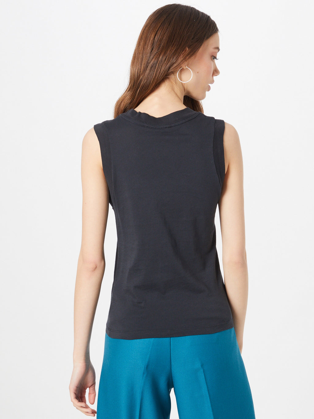 AllSaints Mouwloze Shirts Top IMOGEN Dames Zwart