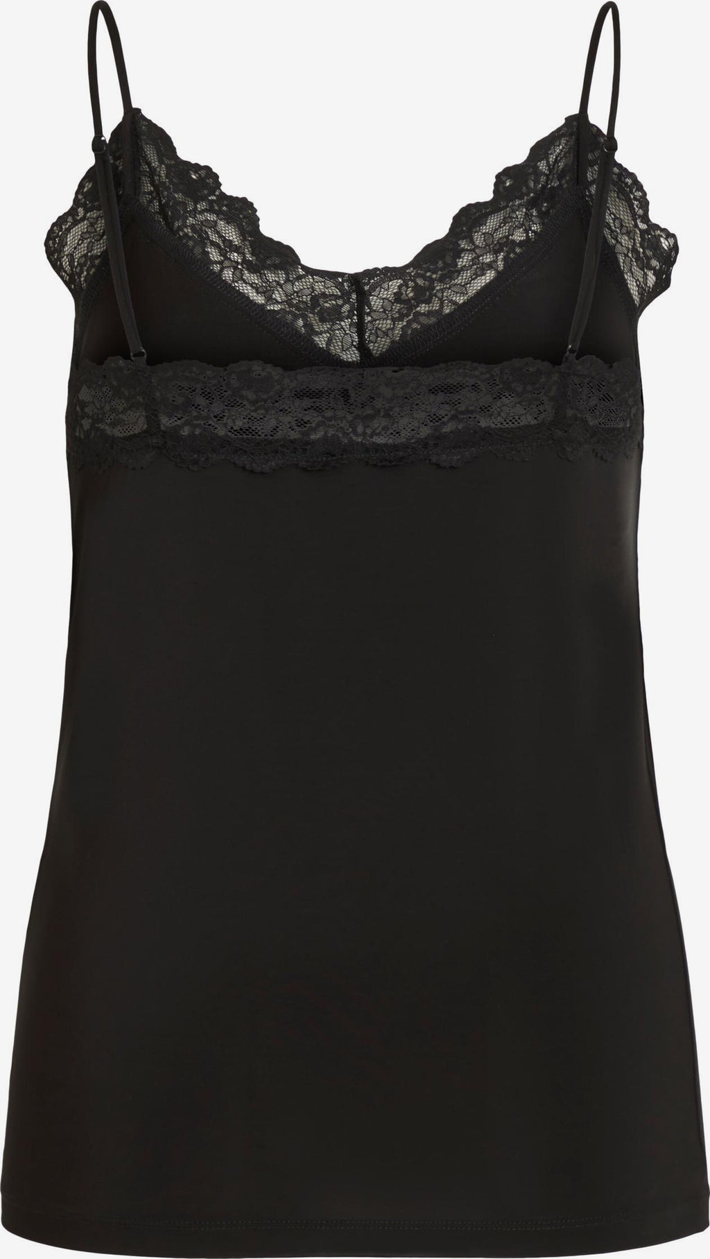 Object Kanten Tops Top Leena Dames Zwart
