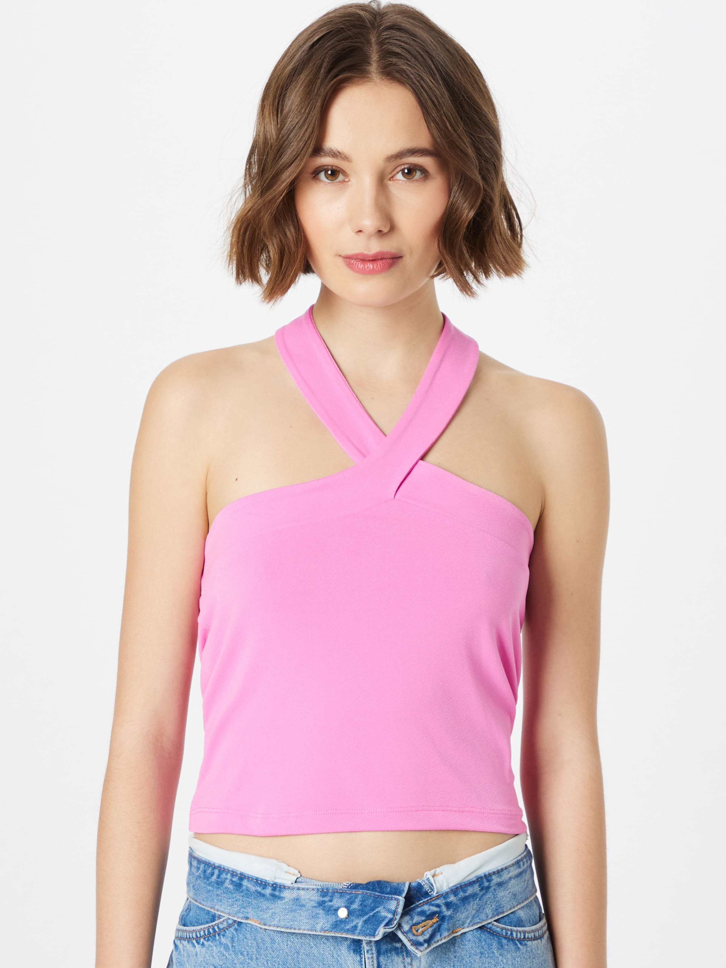 Vero Moda Crop Tops Top ALASKA Dames Lichtroze