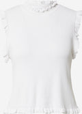  Mouwloze Shirts Top CHERYL Dames Wit