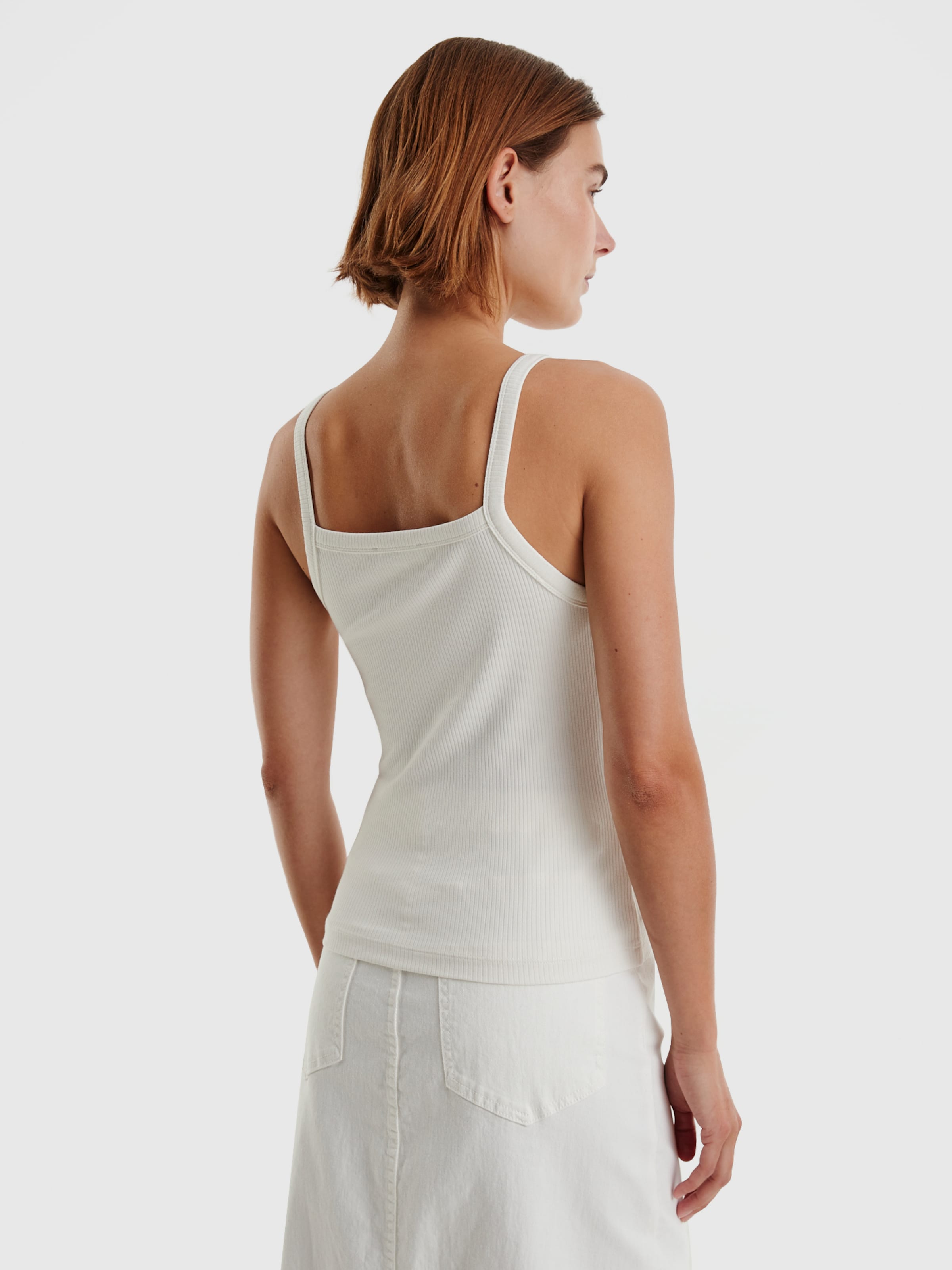 EDITED Tanktops Top Marlee Dames Wit