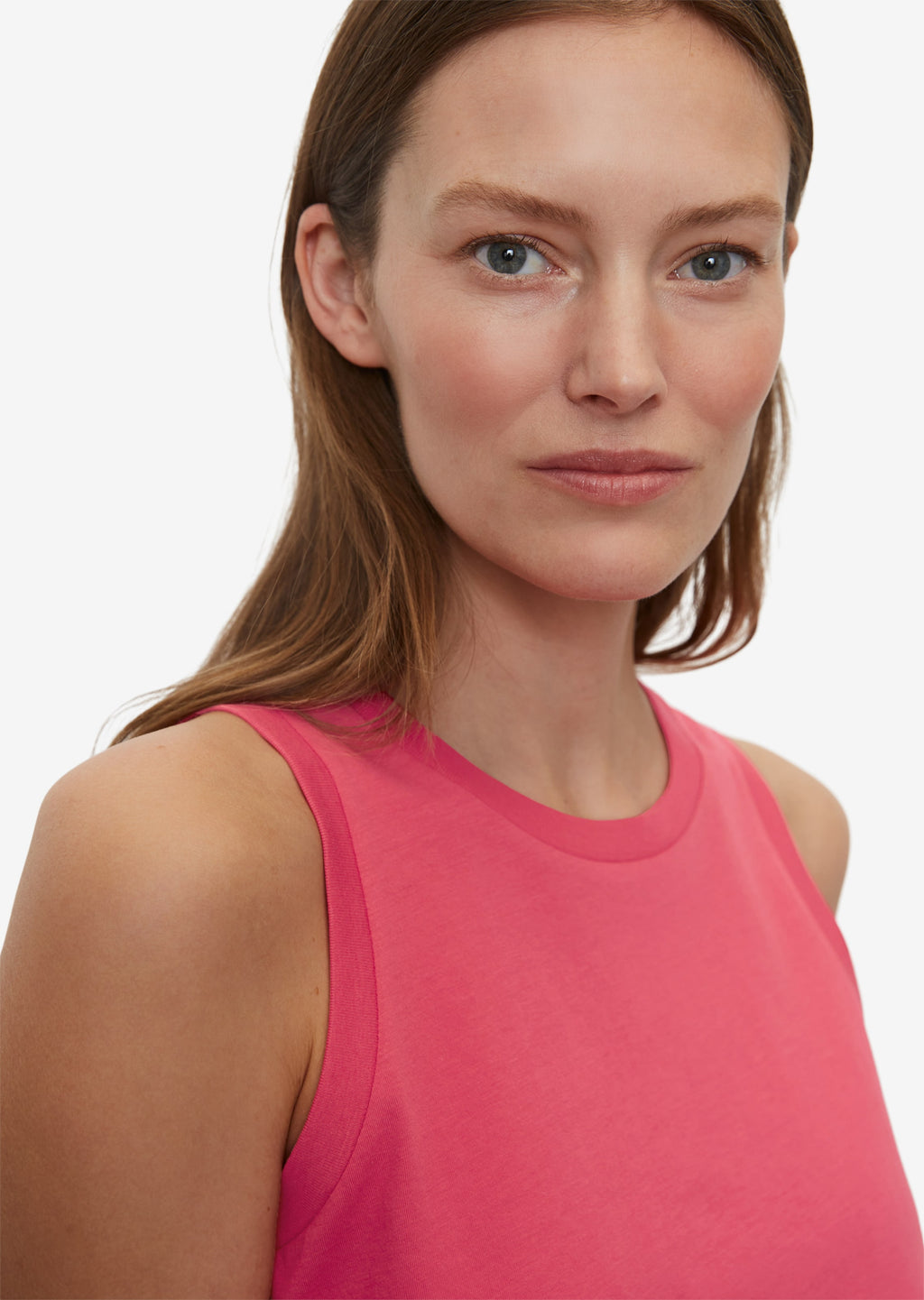 Marc O'Polo Mouwloze Shirts Top Dames Pink