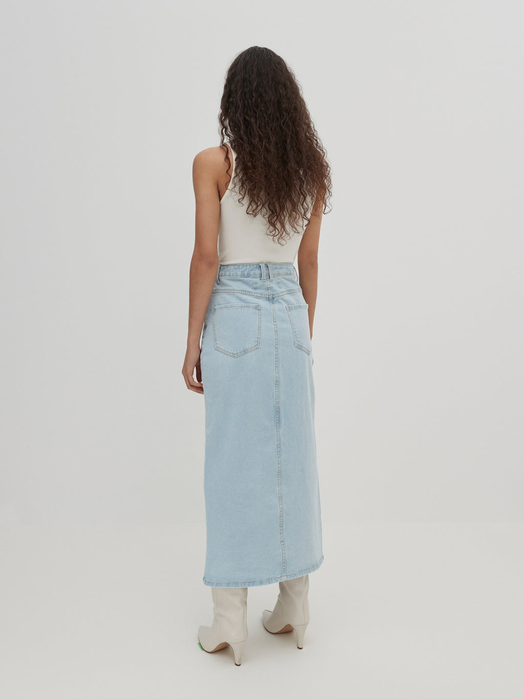 EDITED Mouwloze Shirts Top Lara Dames Offwhite