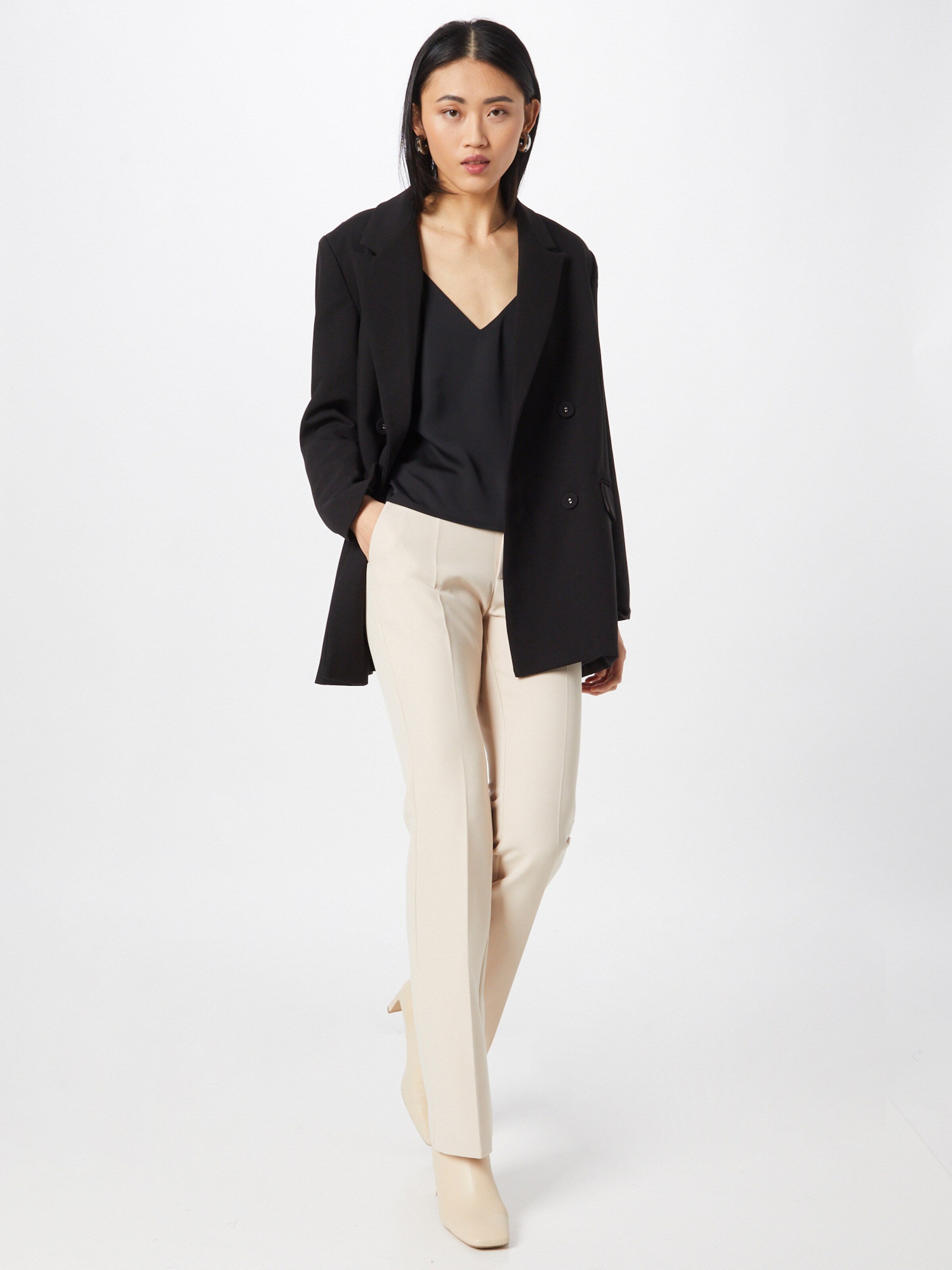 Calvin Klein Spaghetti Tops Regular Top Dames Zwart