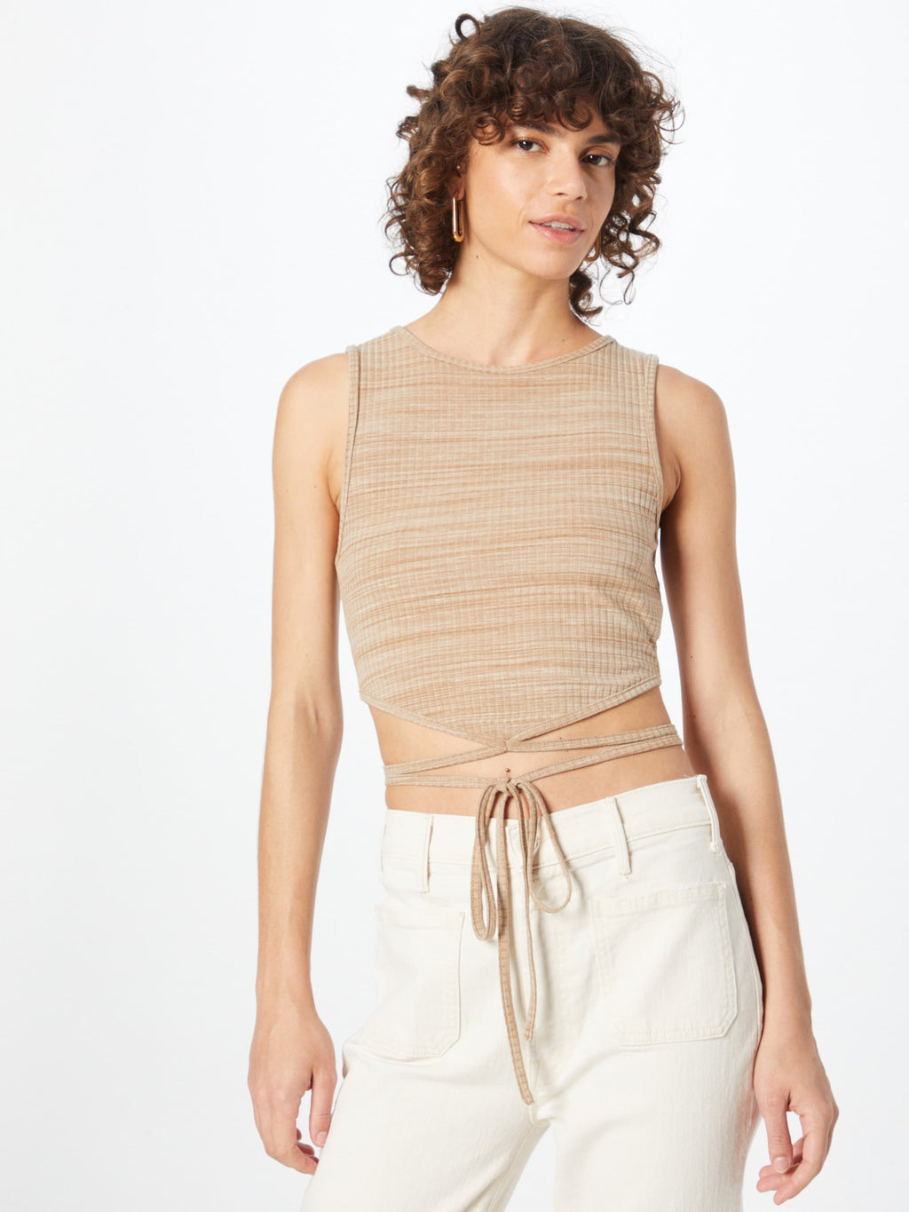 Résumé Crop Tops Top MARYRS Dames Lichtbruin