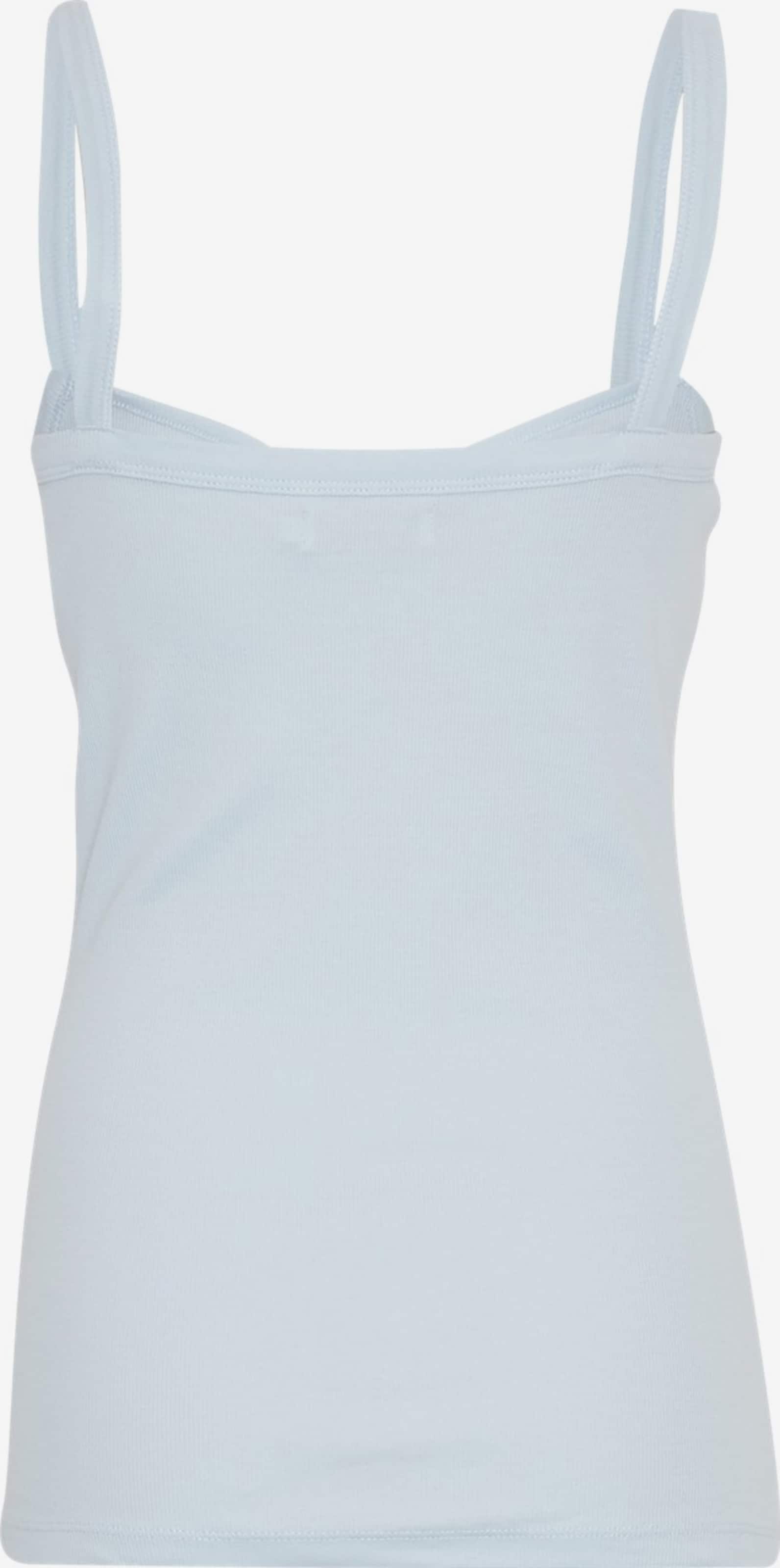 MOSS COPENHAGEN Spaghetti Tops Top Rasmia Dames Pastelblauw