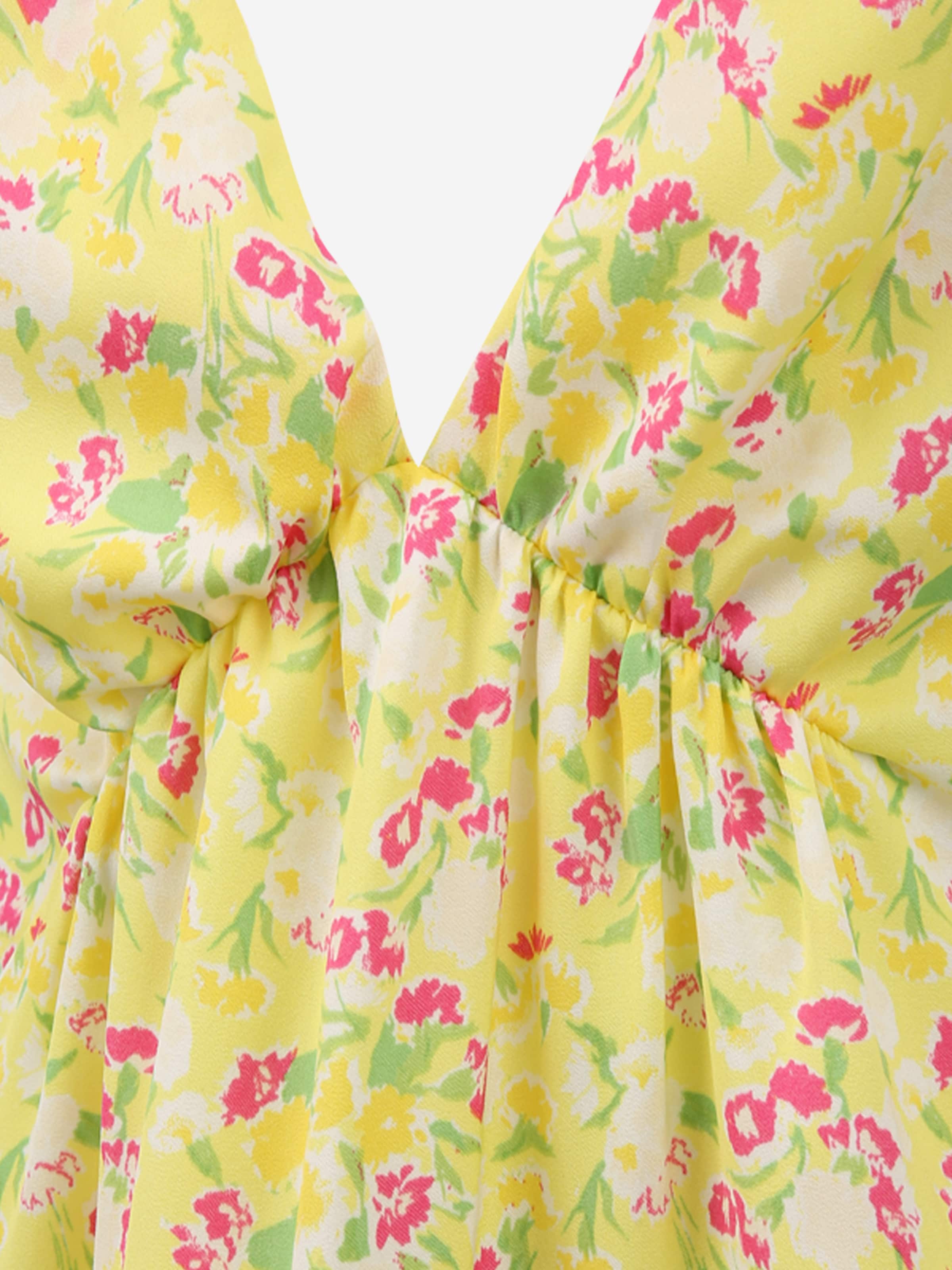 FREE PEOPLE Spaghetti Tops Top GARDENIA Dames Geel