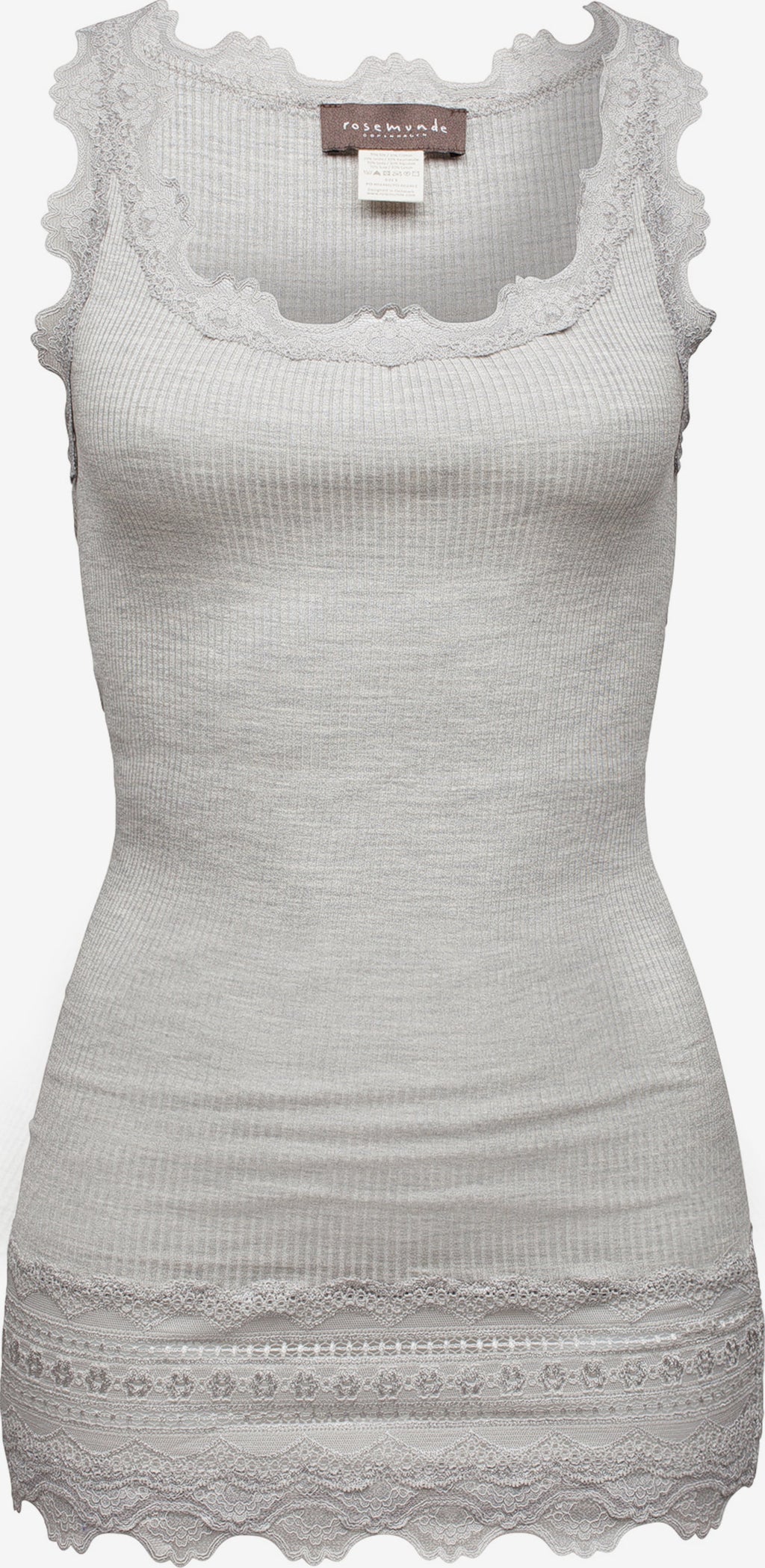 Rosemunde Tanktops Top Dames Lichtgrijs