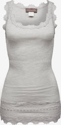 Rosemunde Tanktops Top Dames Lichtgrijs