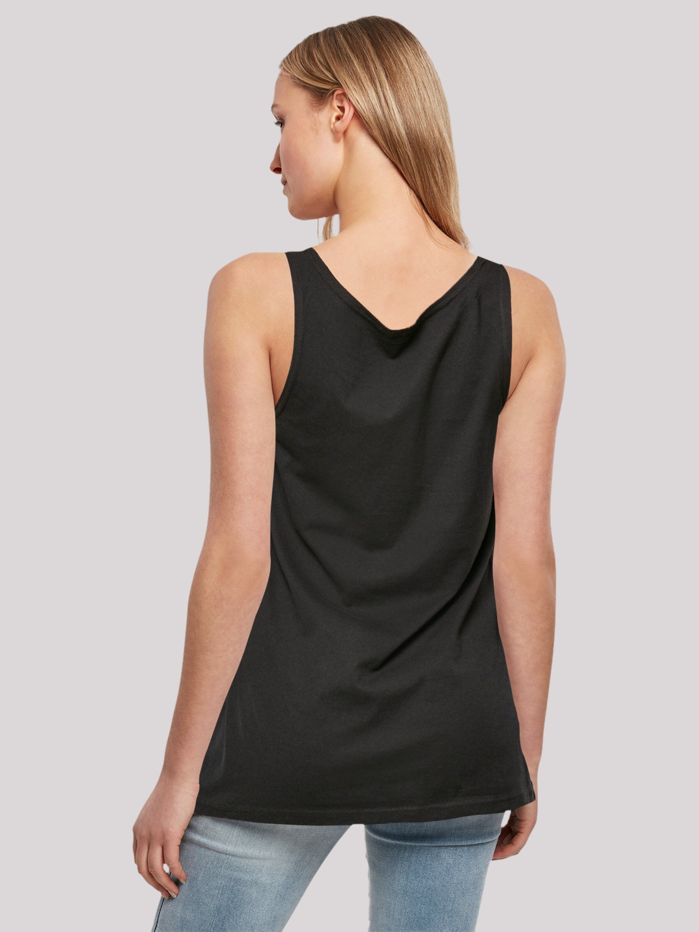 F4NT4STIC Tanktops Top NASA Classic Dames Zwart