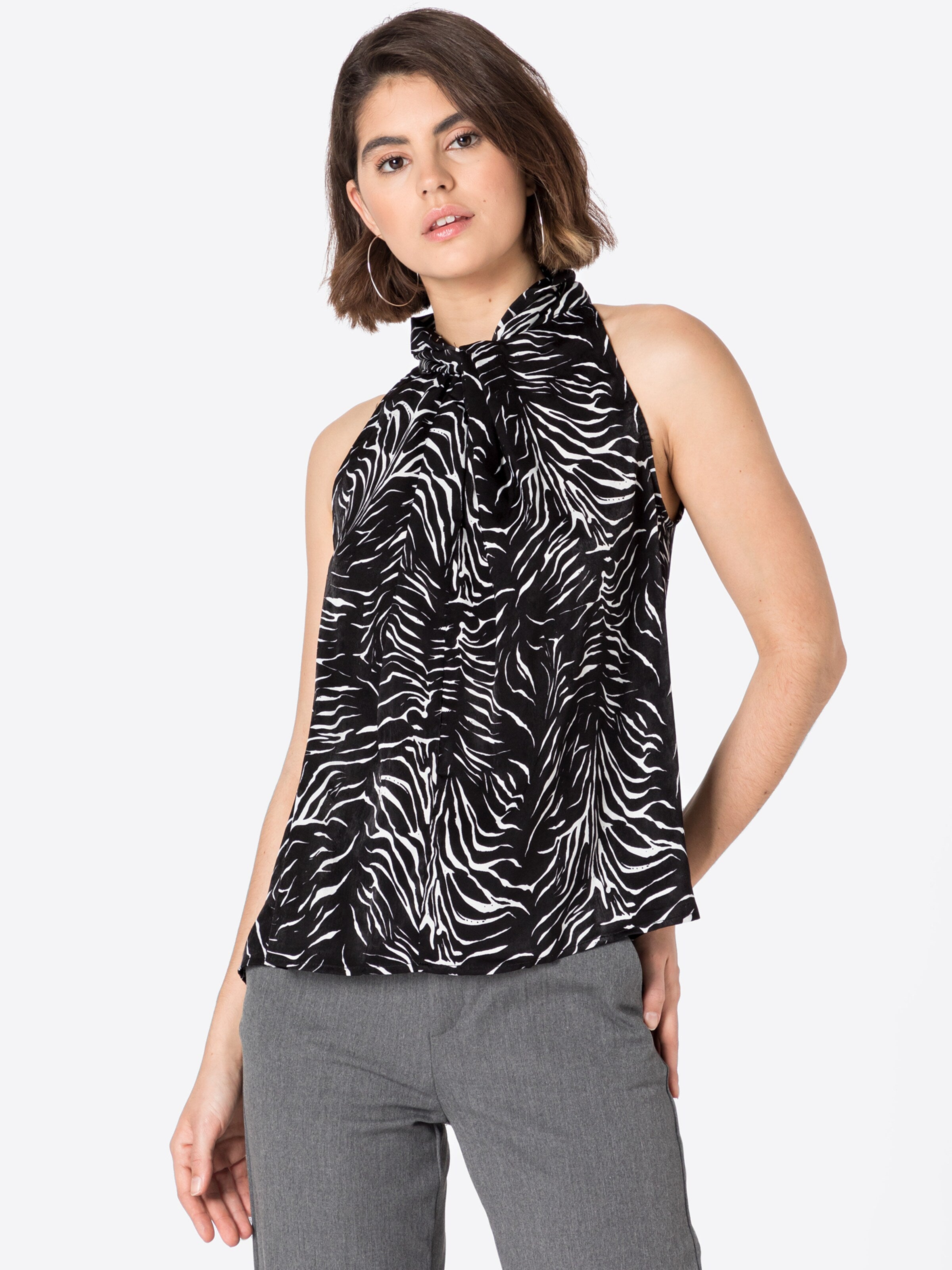 ONLY Uitgaanstops Top Mille Dames Zwart