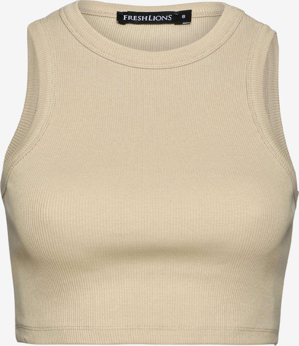  Crop Tops Top Asena Dames Beige