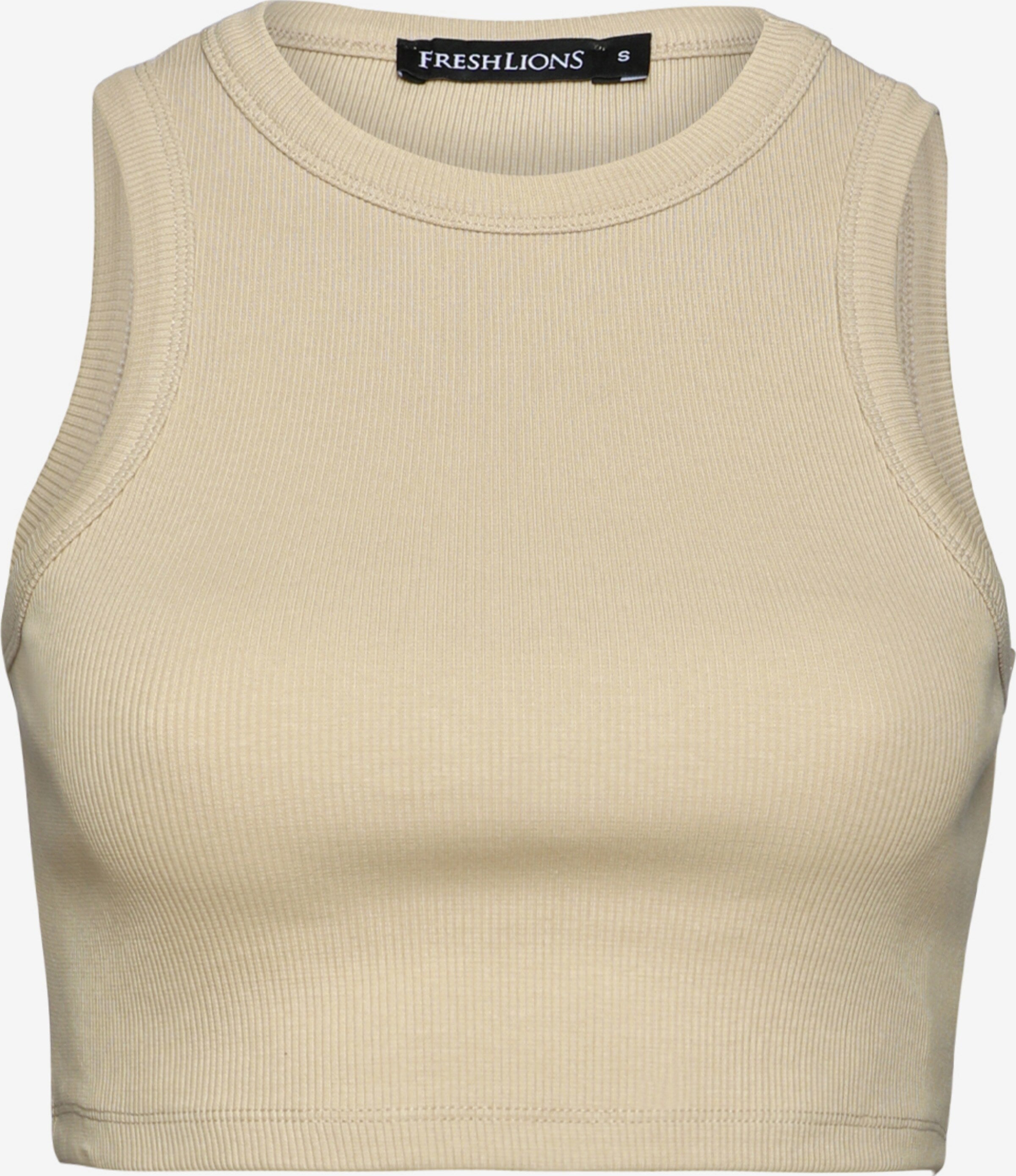  Crop Tops Top Asena Dames Beige