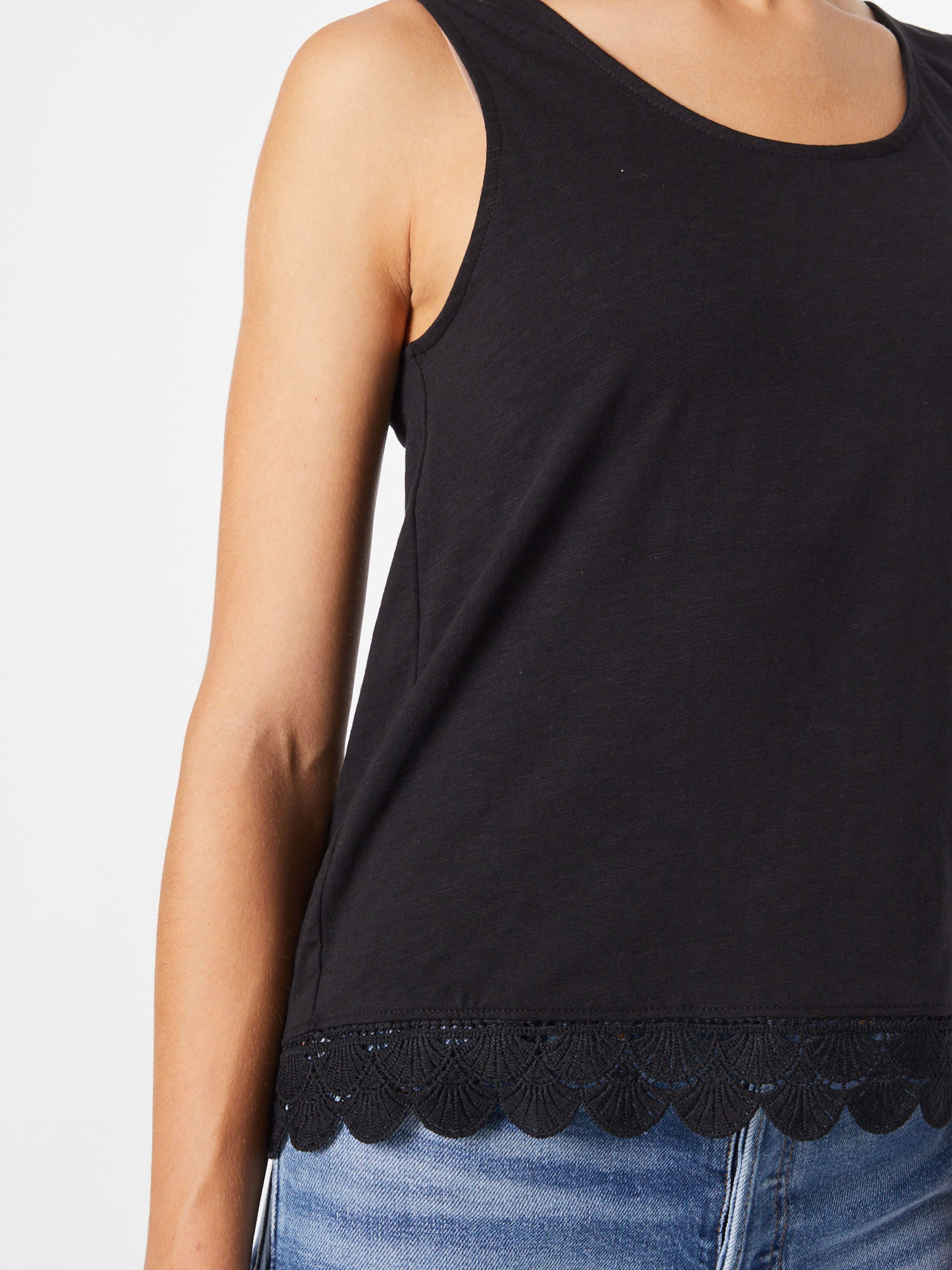 ONLY Kanten Tops Top LUNA Dames Zwart