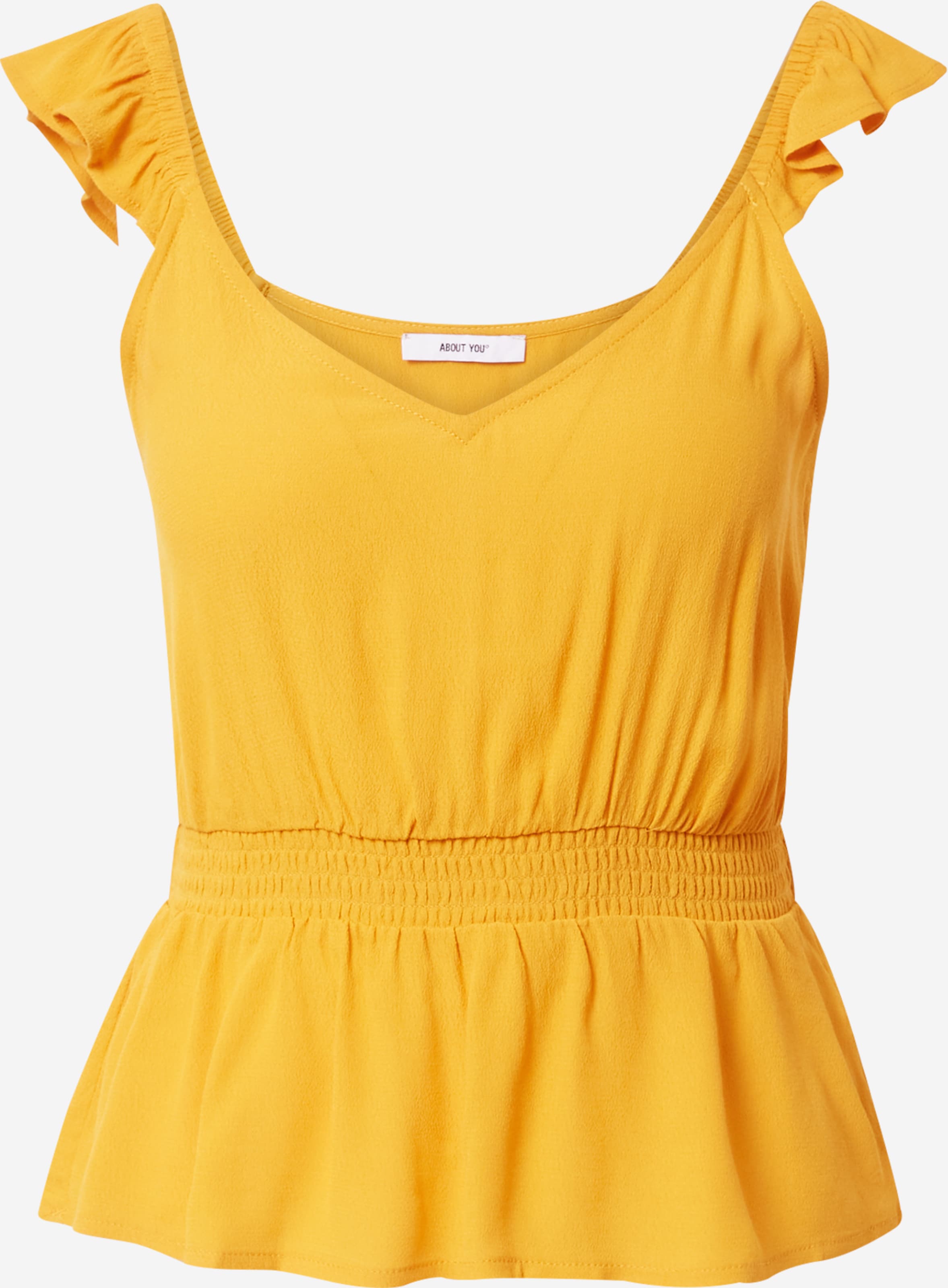 About You Uitgaanstops Top Lillian Dames Goudgeel