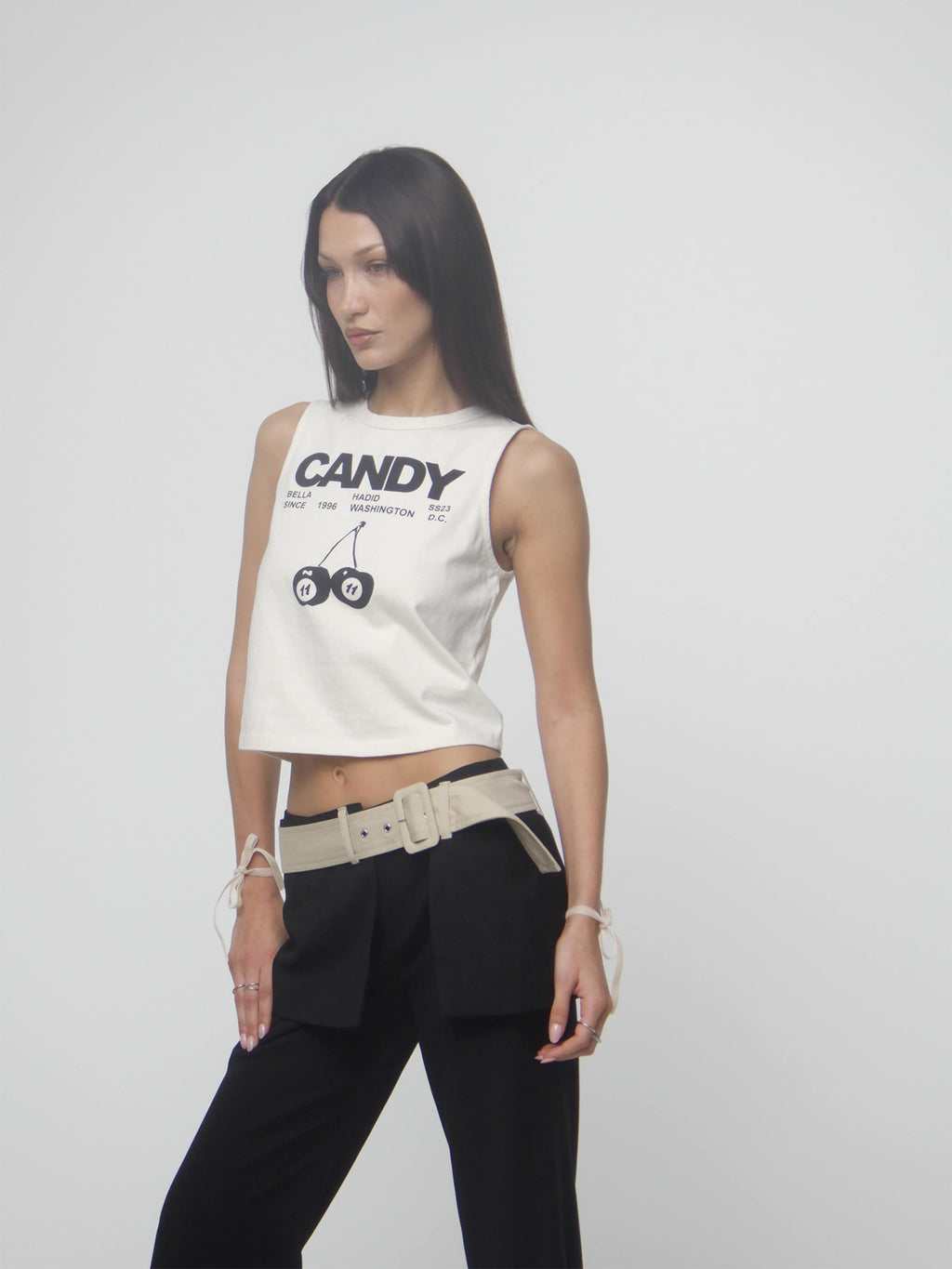  Mouwloze Shirts Top Jacqueline Dames Wit