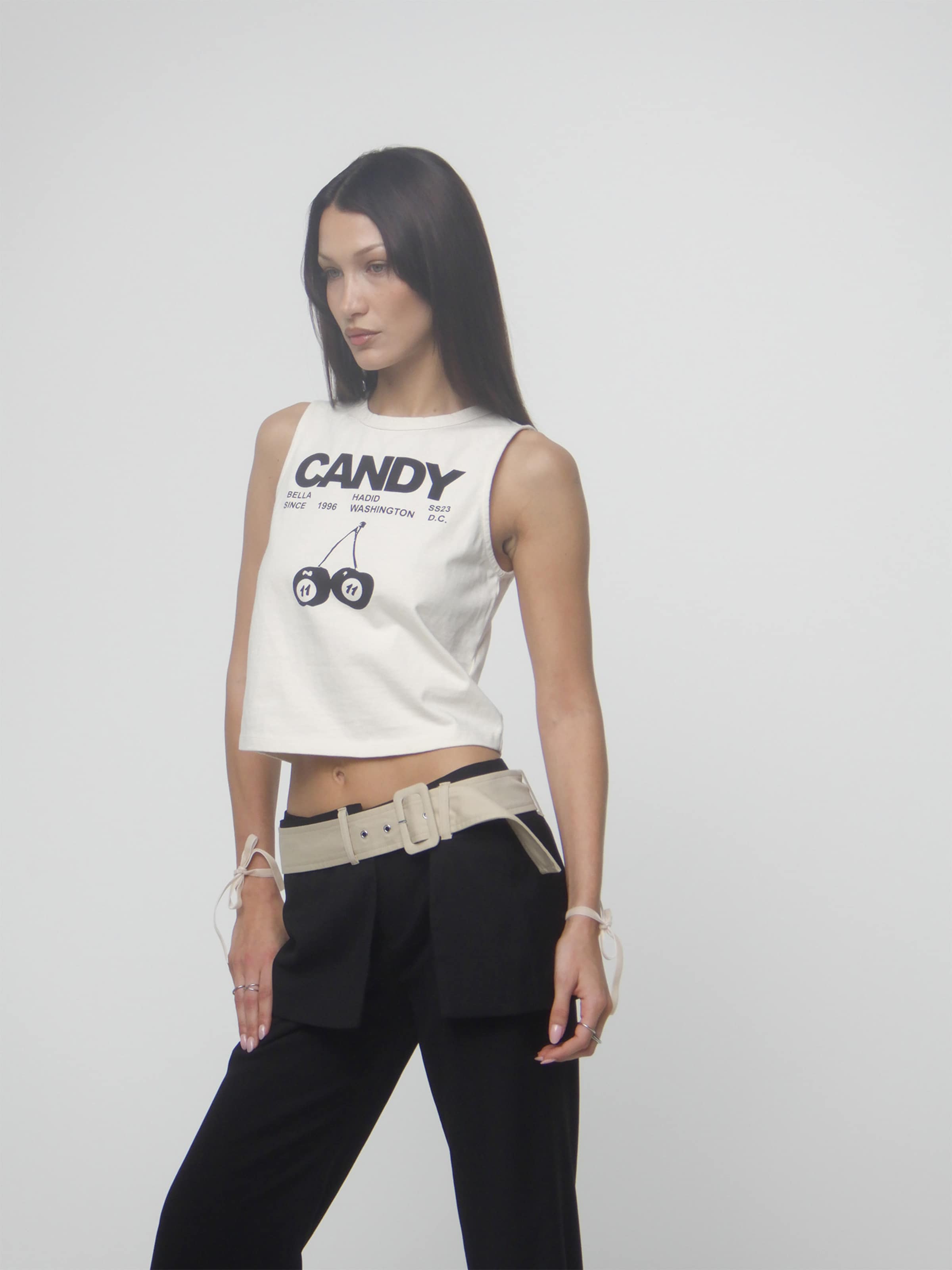  Mouwloze Shirts Top Jacqueline Dames Wit