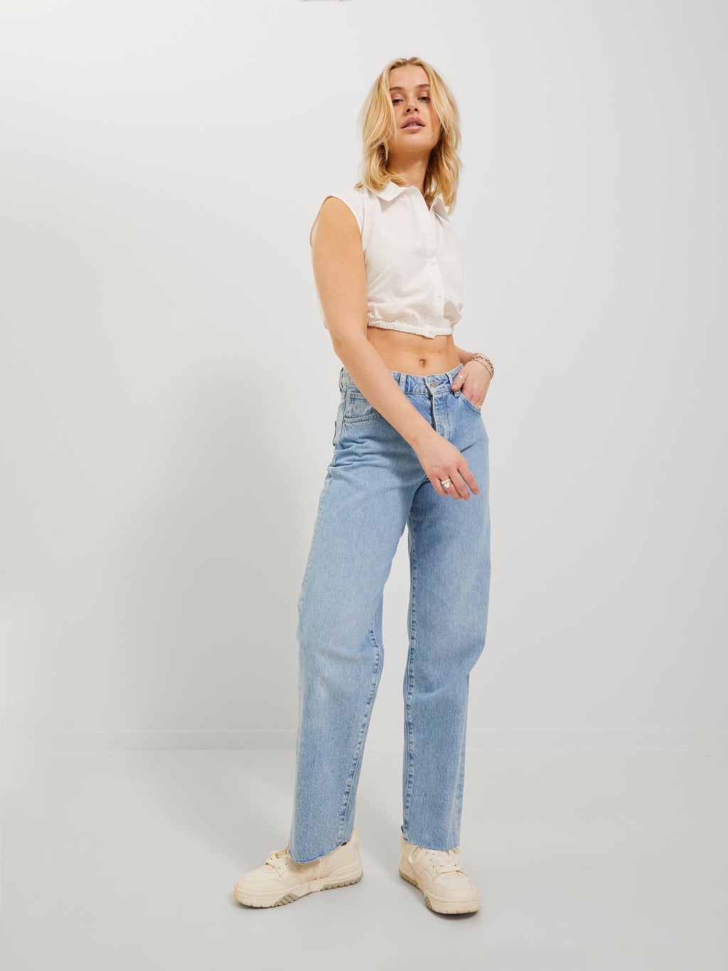 JJXX Blouse Tops Blouse Roe Dames Wit