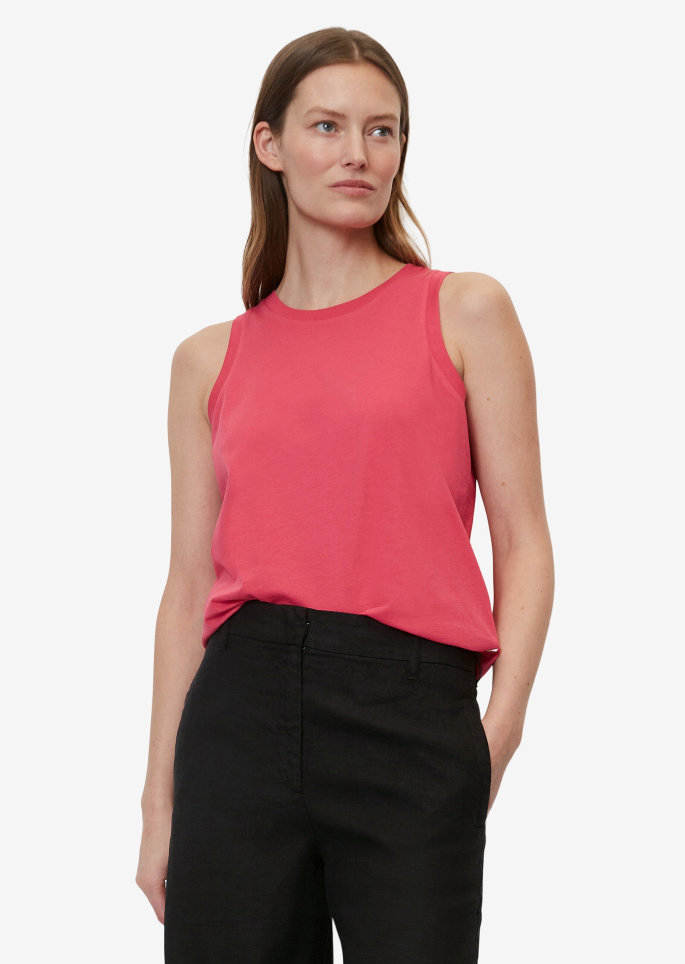 Marc O'Polo Mouwloze Shirts Top Dames Pink