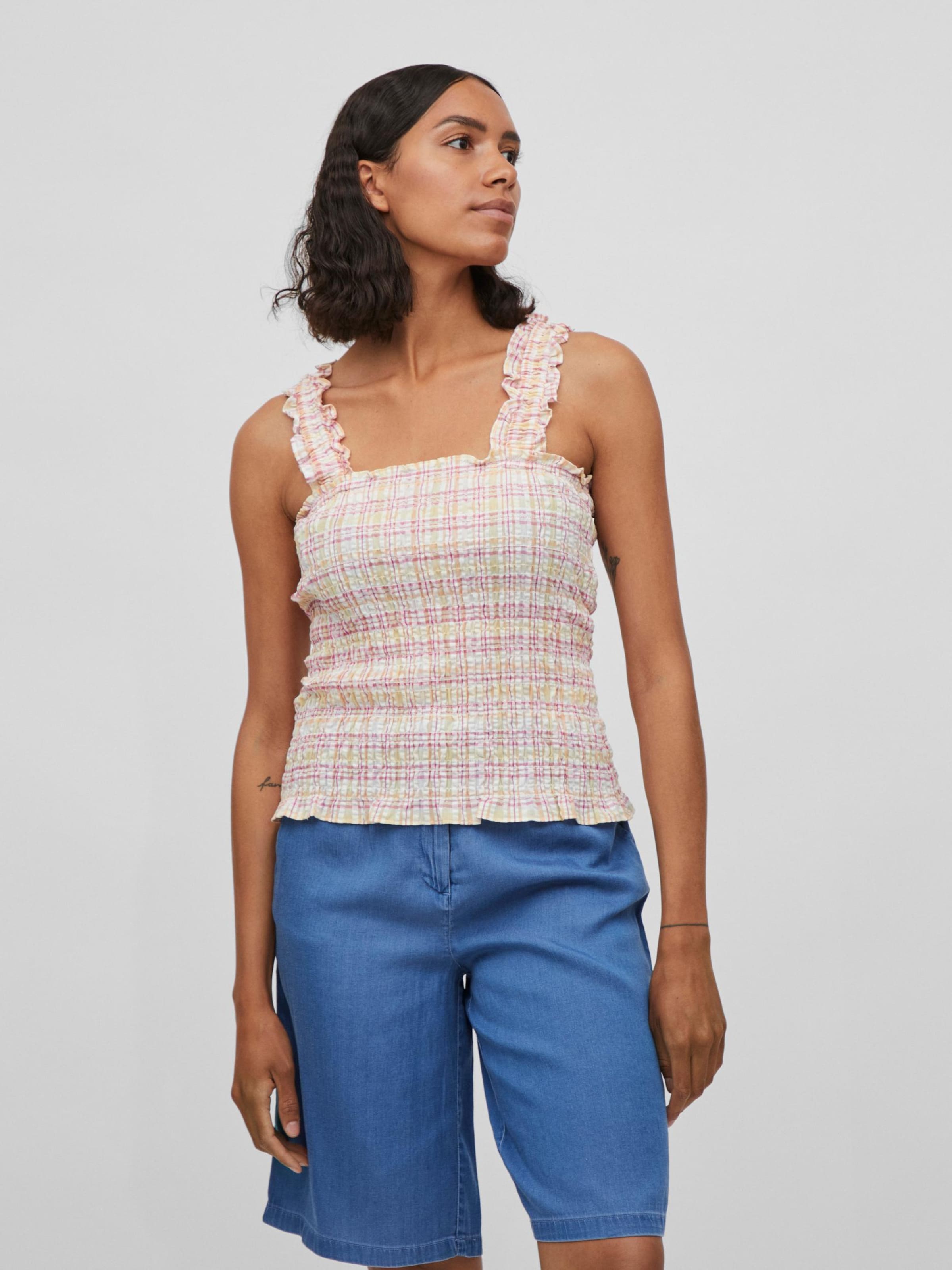 Vila Tanktops Top Conelia Dames Wit