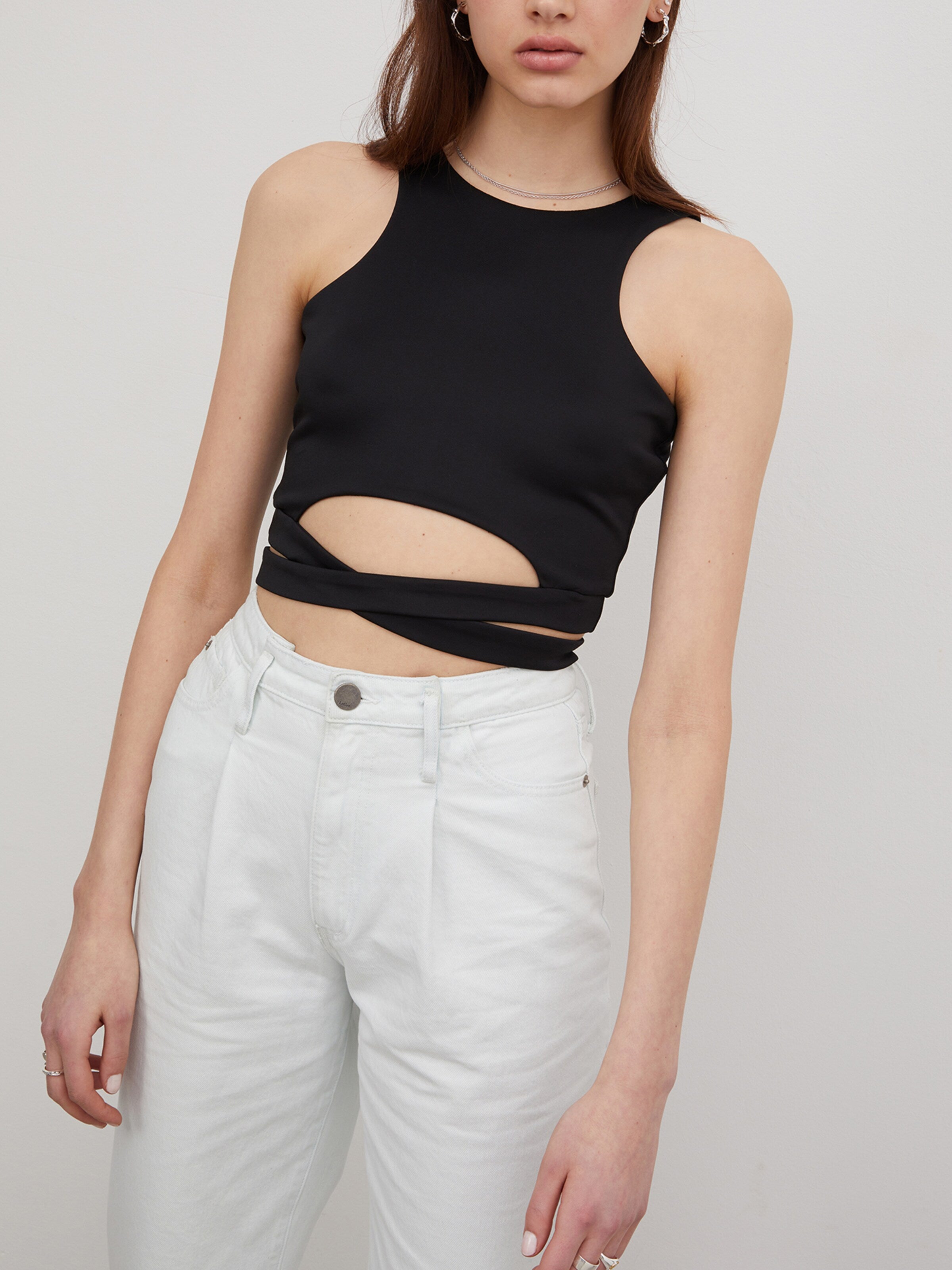  Tanktops Top Shelly Dames Zwart