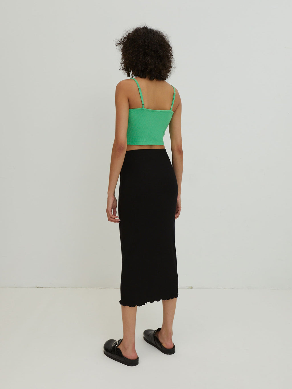 EDITED Crop Tops Top Rayna Dames Groen