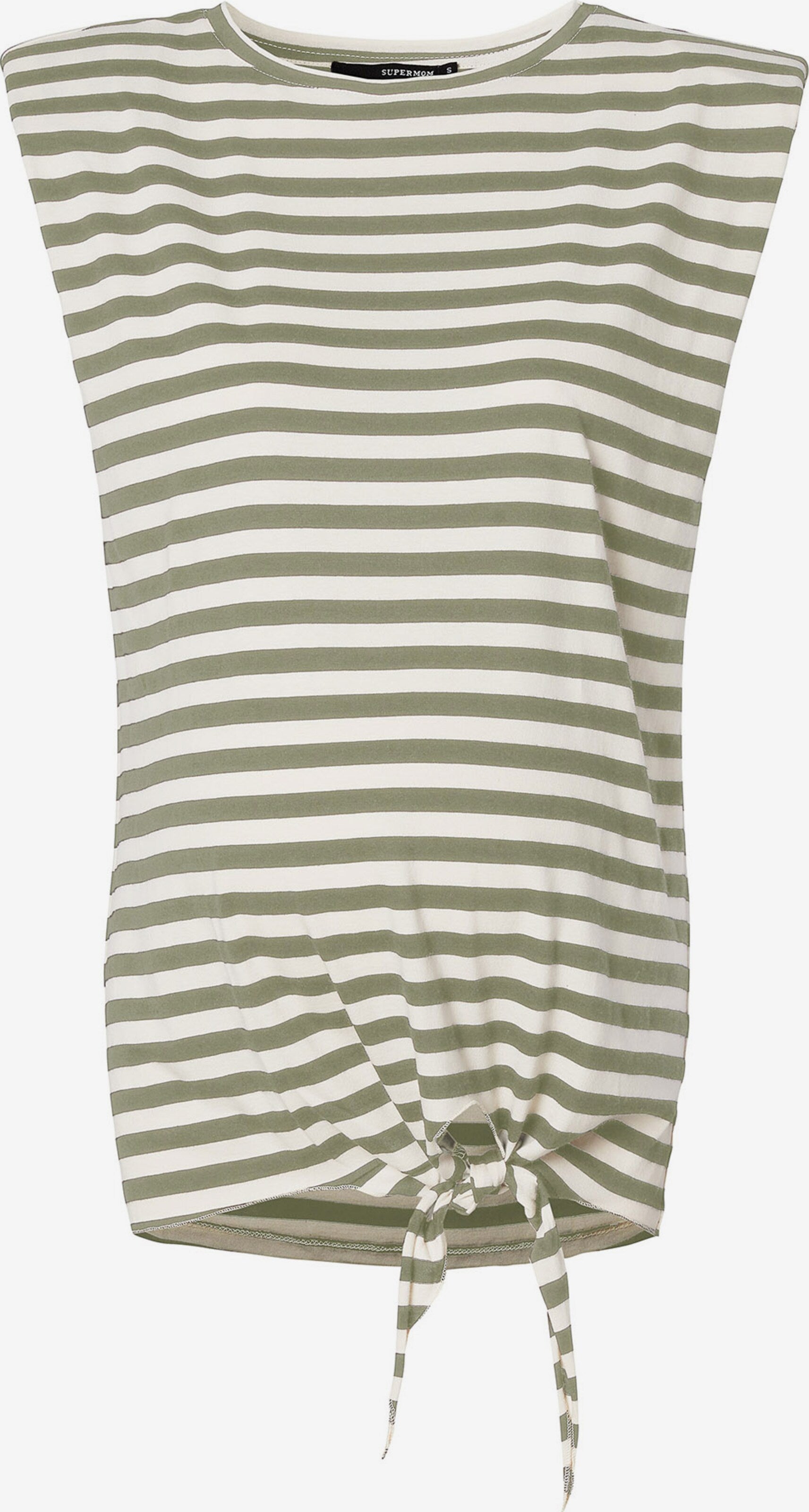 SUPERMOM Mouwloze Shirts Top Dames Kaki