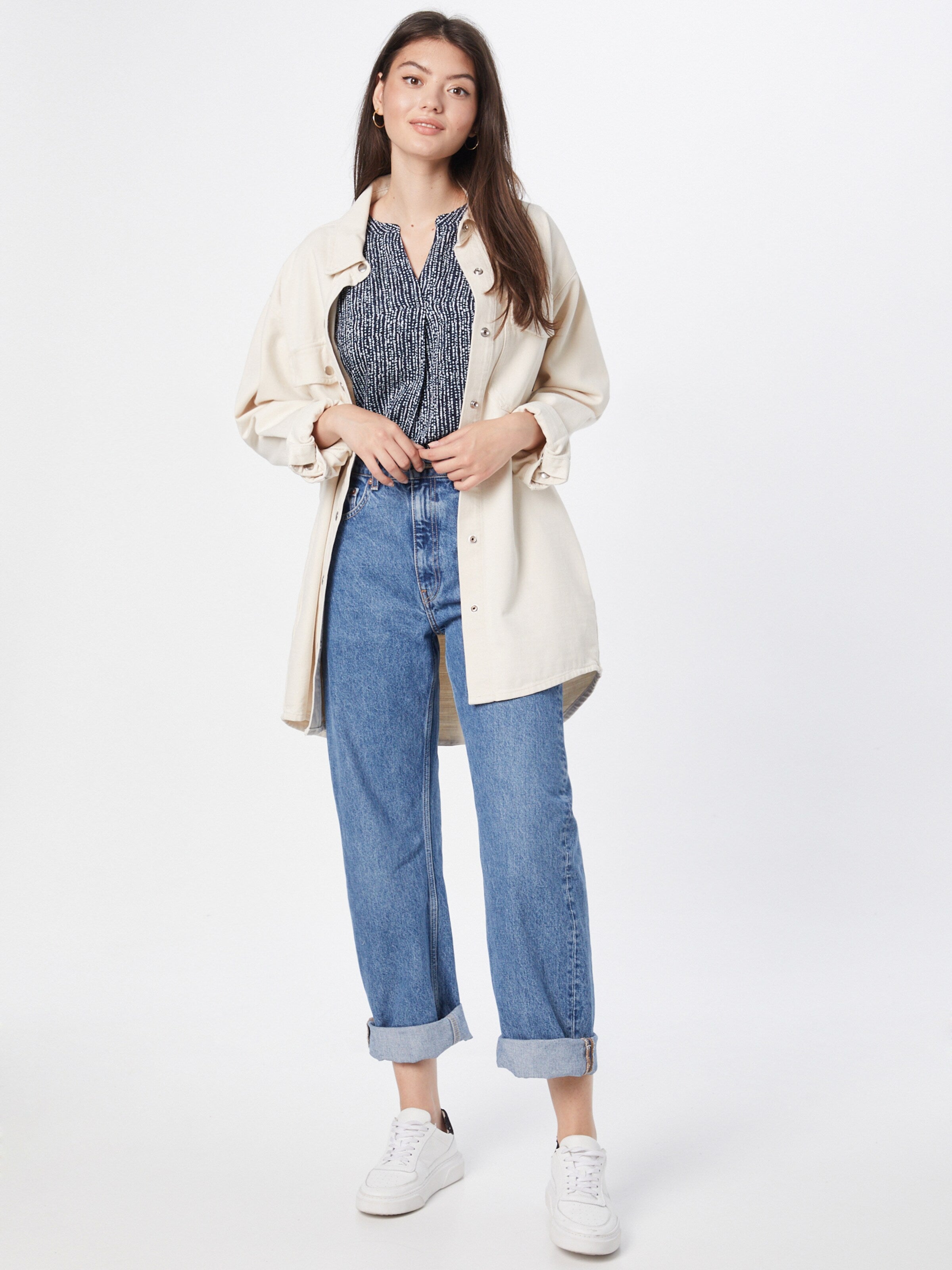Tom Tailor Blouse Tops Blouse Dames Ultramarine Blauw