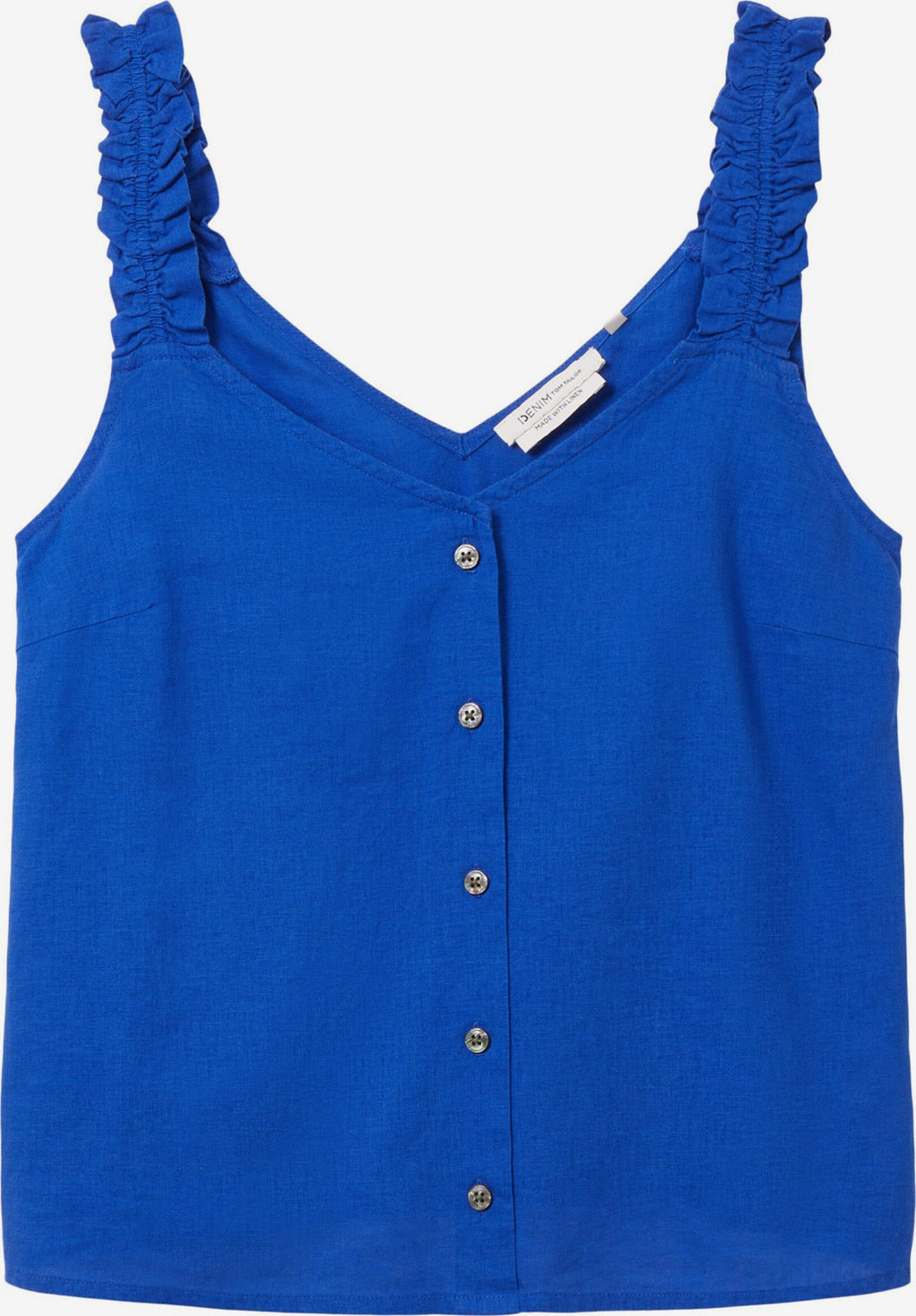 TOM TAILOR Denim Blouse Tops Blouse Dames Royal Blue/koningsblauw