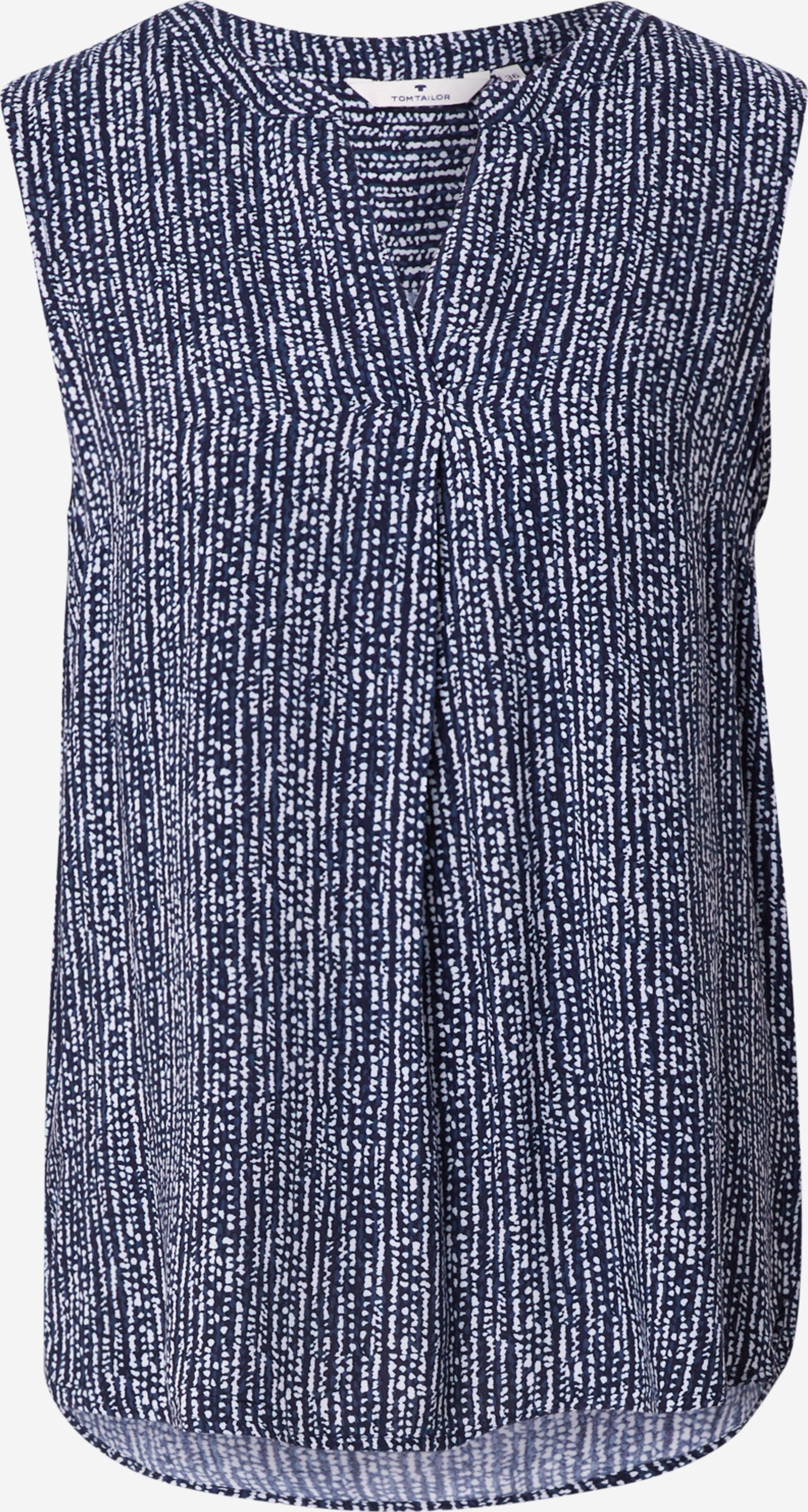 Tom Tailor Blouse Tops Blouse Dames Ultramarine Blauw