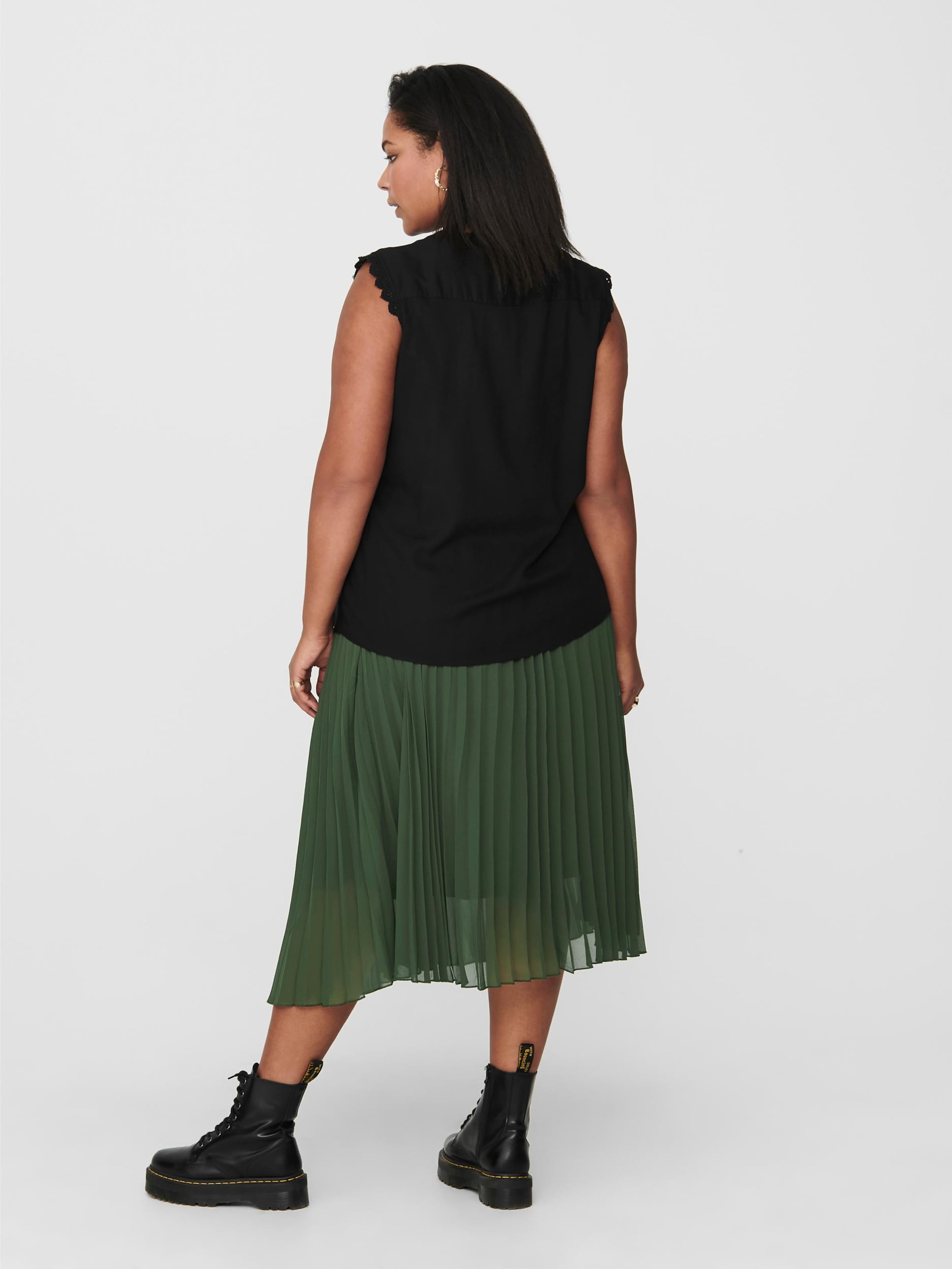 ONLY CARMAKOMA Blouse Tops Blouse Mumi Dames Zwart