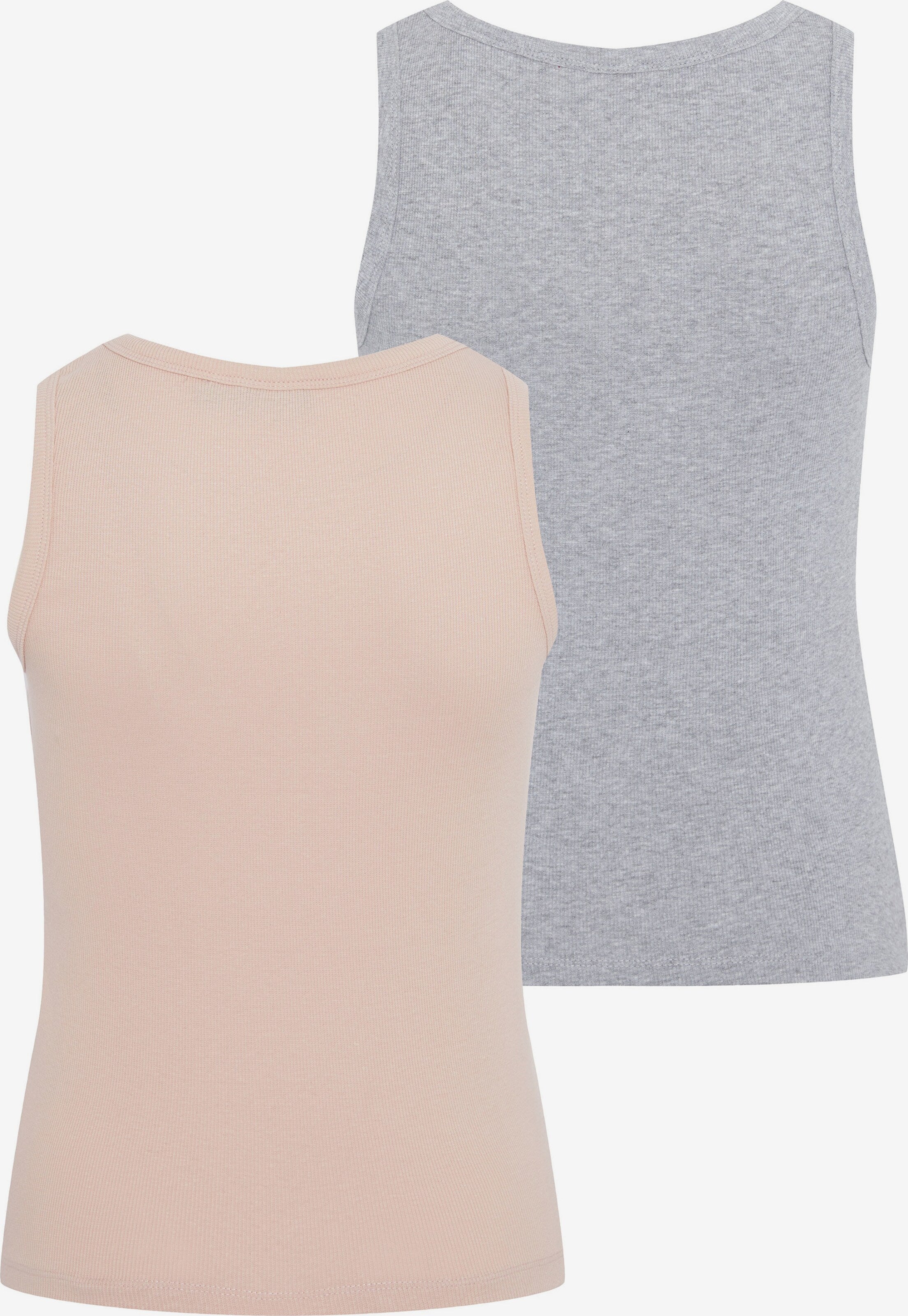  Tanktops Top Dames Grijs / Pastelroze