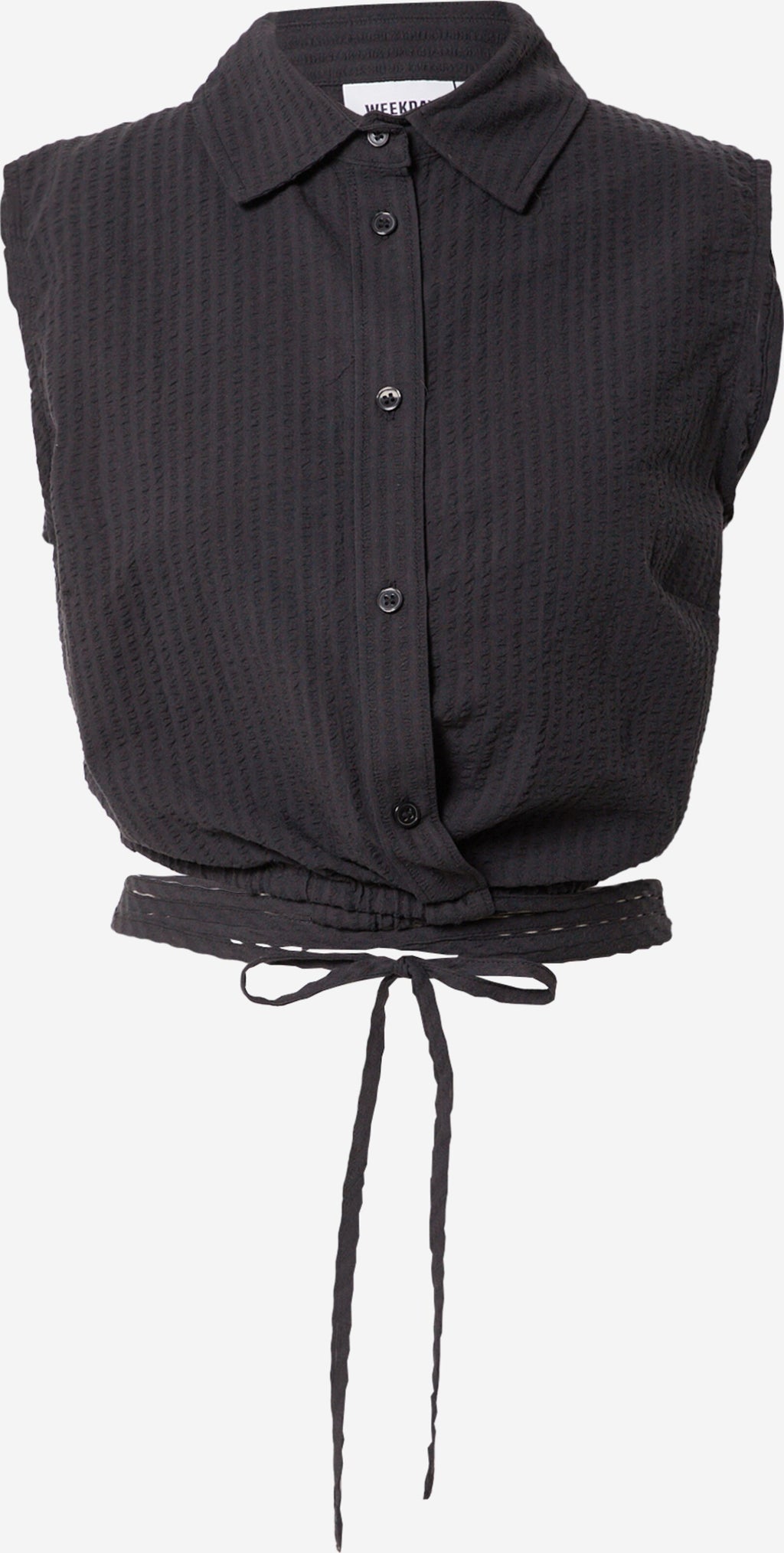WEEKDAY Blouse Tops Blouse Leon Dames Zwart