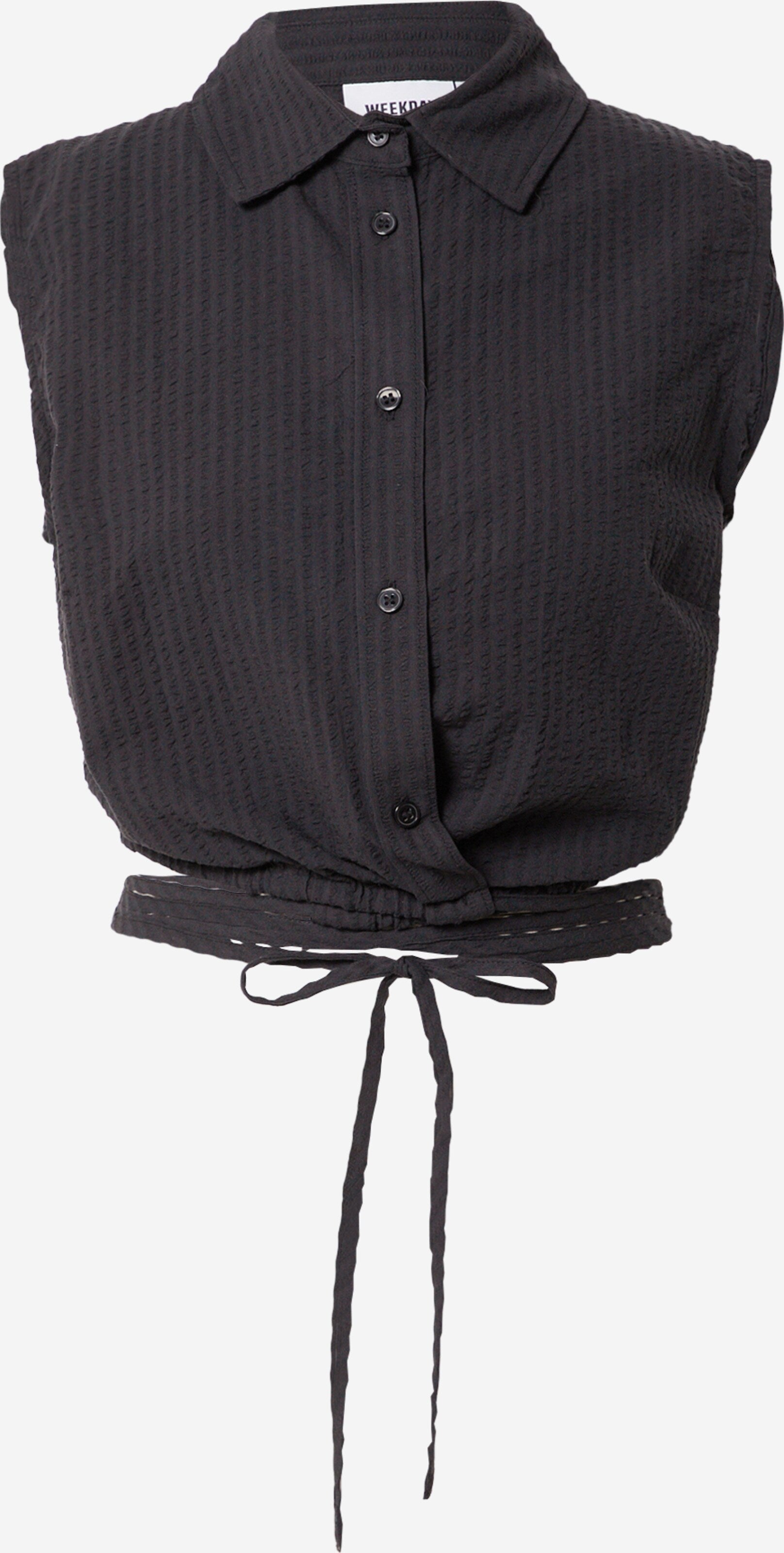 WEEKDAY Blouse Tops Blouse Leon Dames Zwart