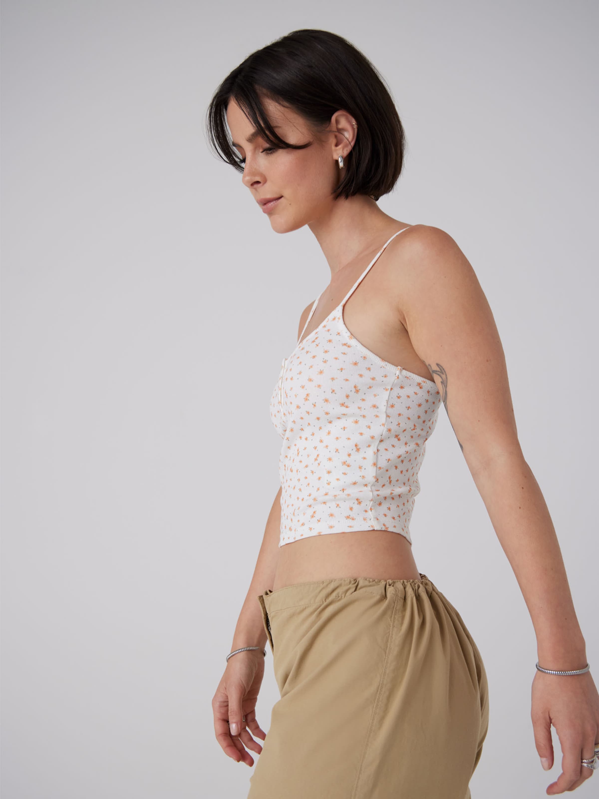  Crop Tops Top Susan Dames Wit