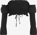  Kanten Tops Top Tonja Dames Zwart