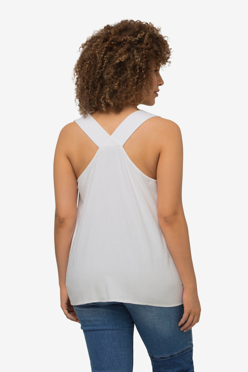 Ulla Popken Blouse Tops Blouse Dames Offwhite