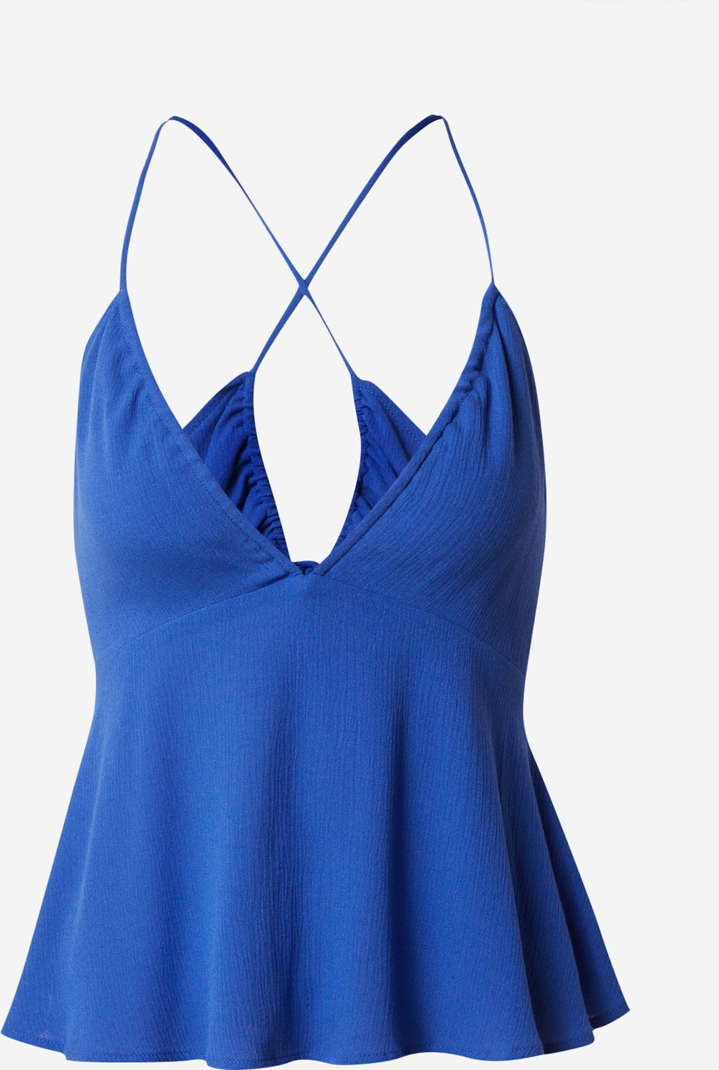 EDITED Spaghetti Tops Top Viviene Dames Blauw
