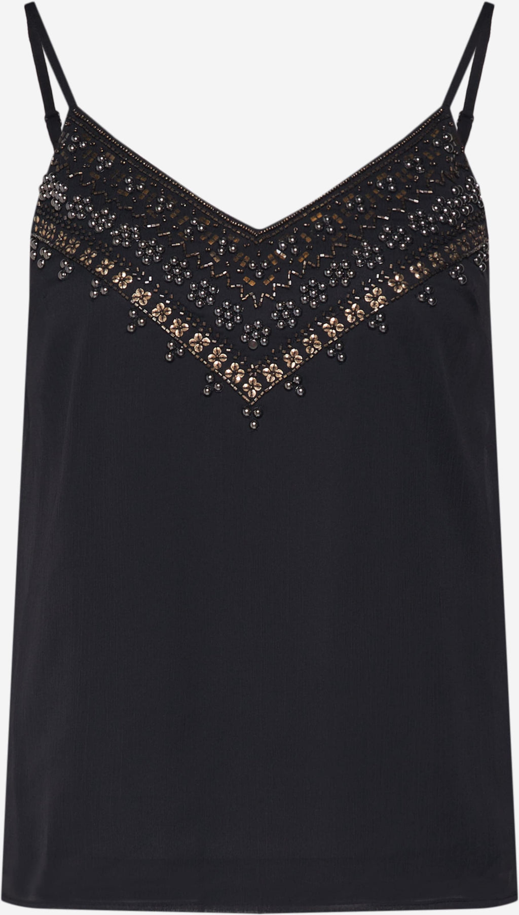 About You Spaghetti Tops Top Jale Dames Zwart