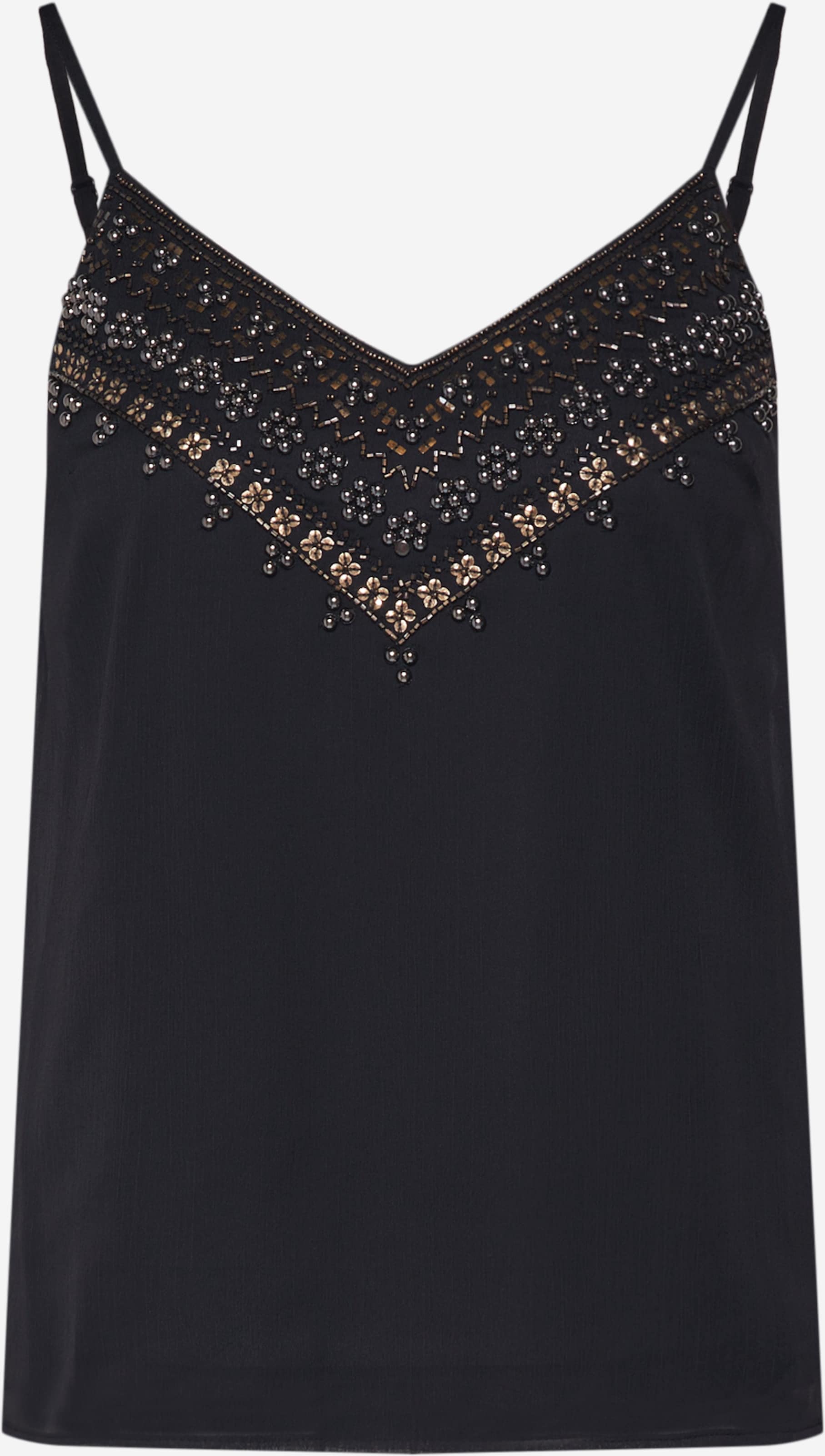 About You Spaghetti Tops Top Jale Dames Zwart