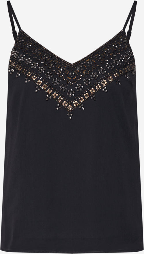 About You Spaghetti Tops Top Jale Dames Zwart