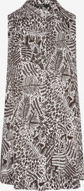 MARC AUREL Blouse Tops Blouse Dames Donkerbruin / Wit