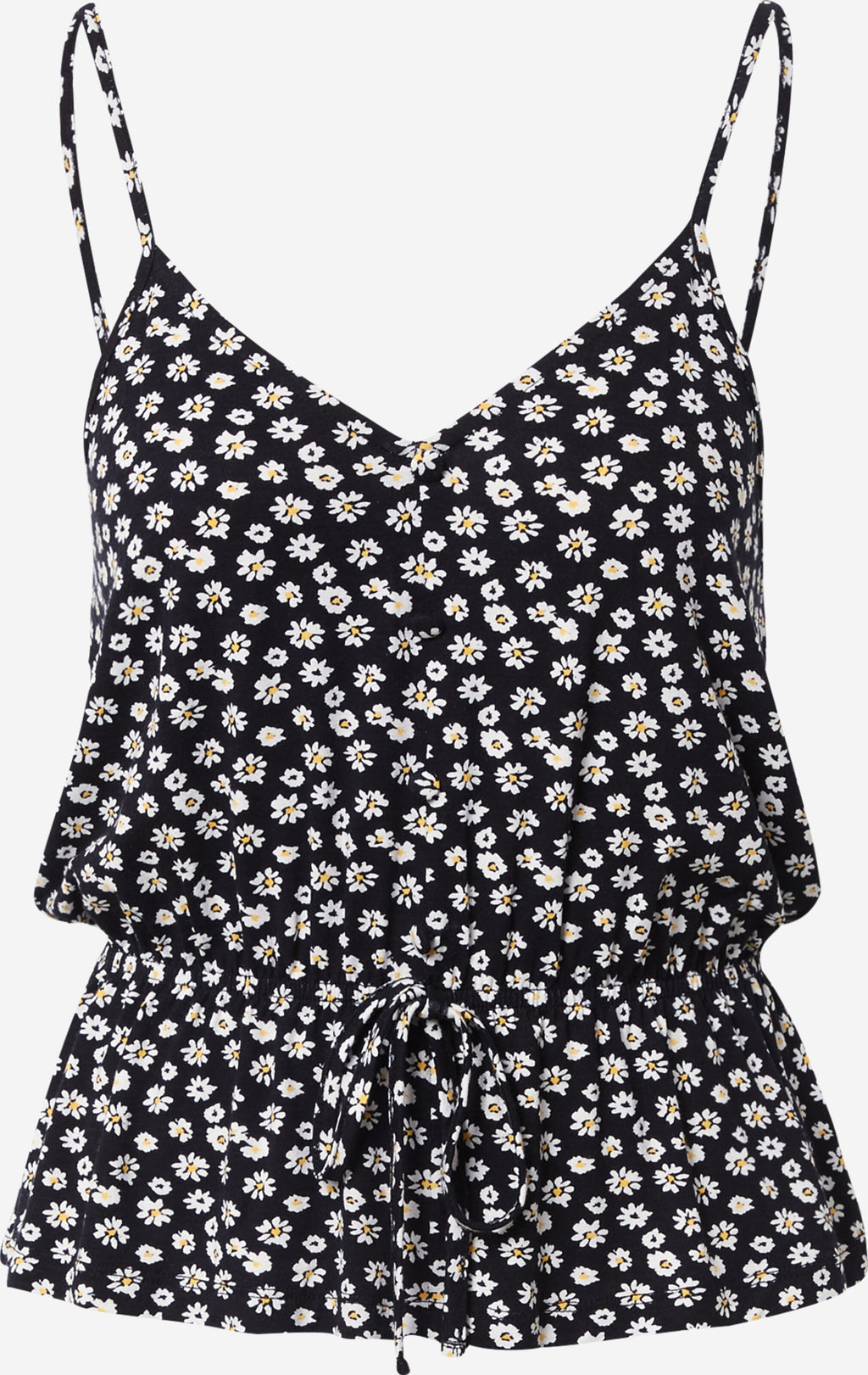 About You Spaghetti Tops Top Camilla Dames Zwart