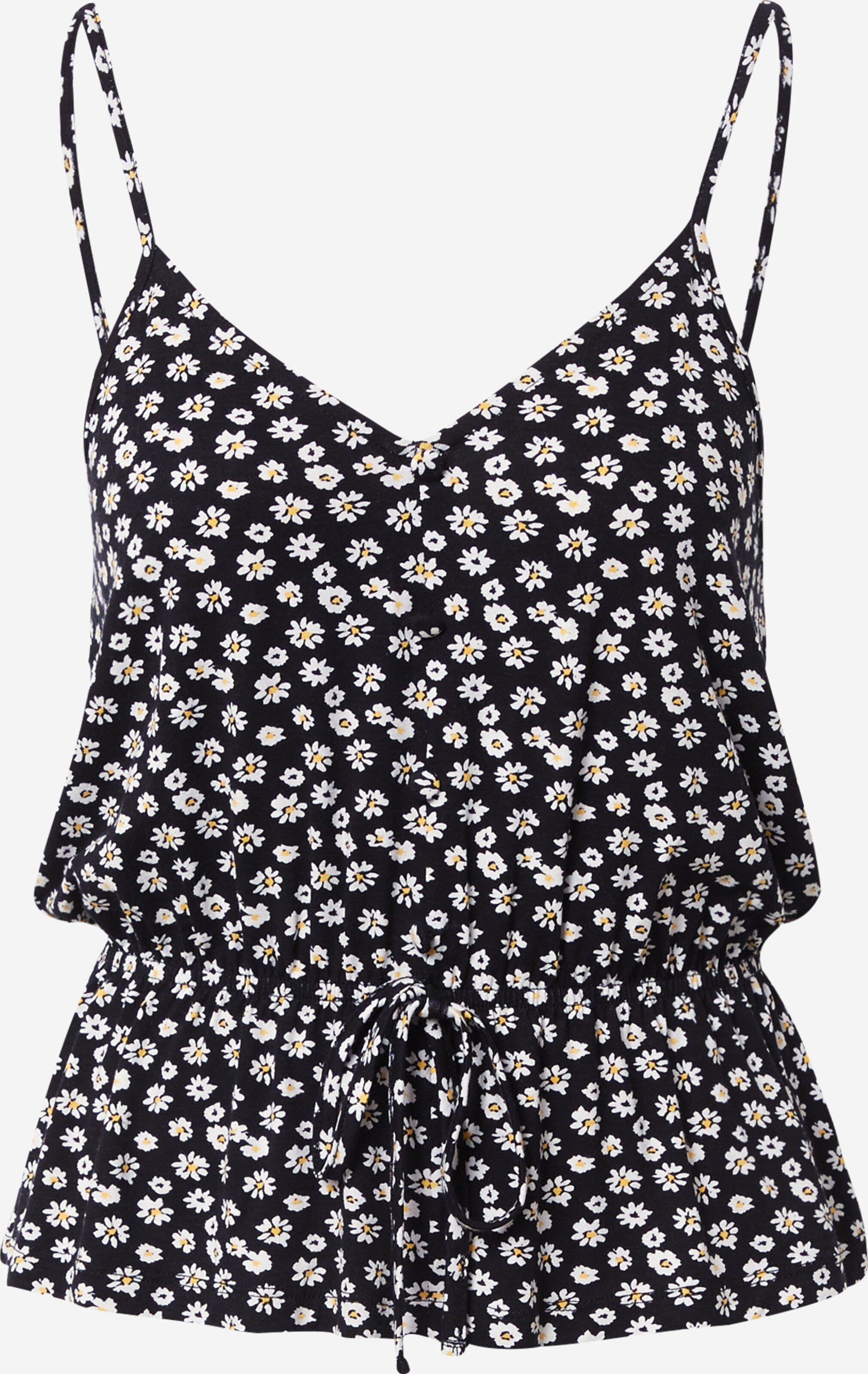 About You Spaghetti Tops Top Camilla Dames Zwart